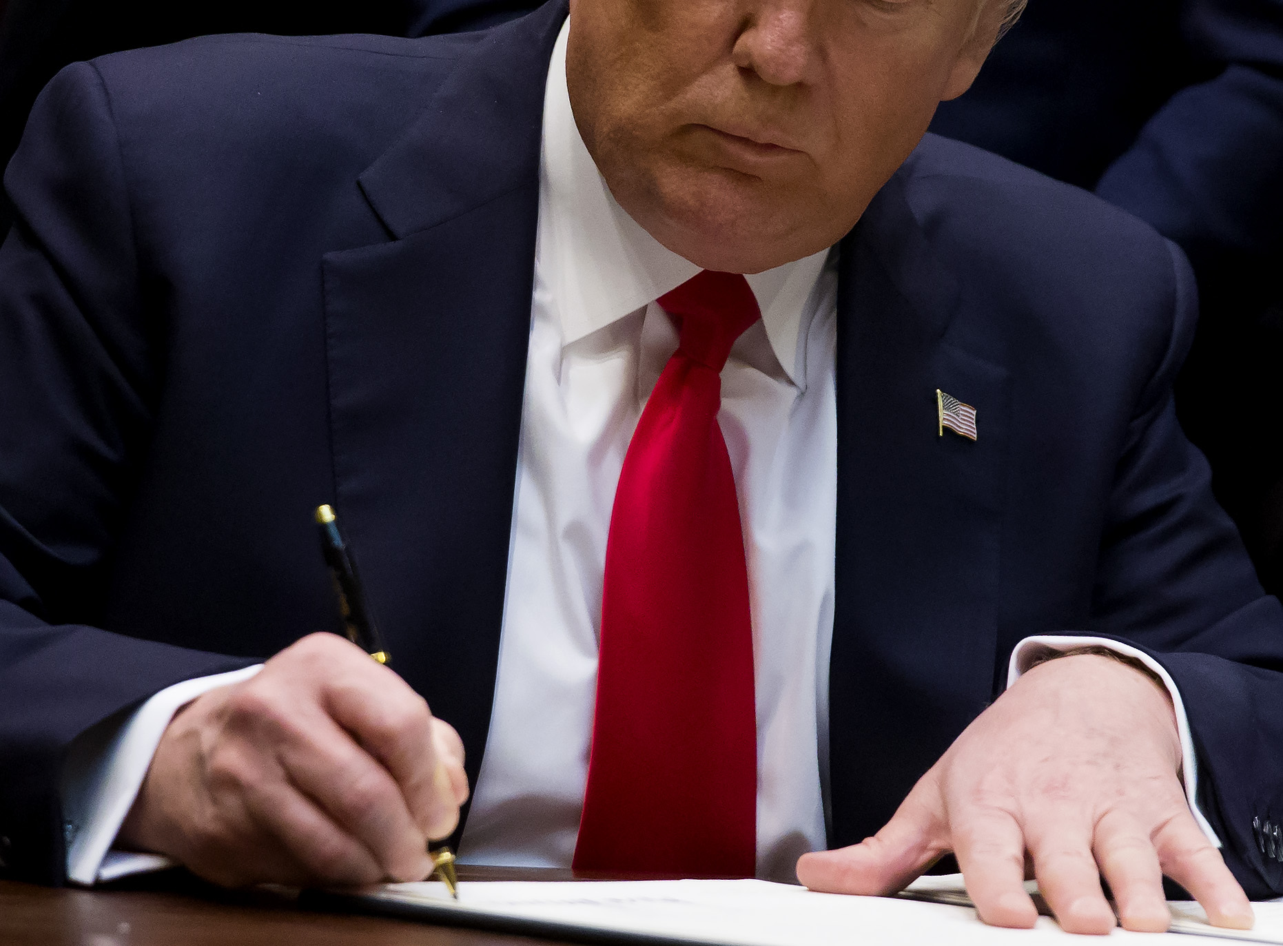 President Trump Signs An Executive Order On Implementing An America-First Offshore Energy Strategy