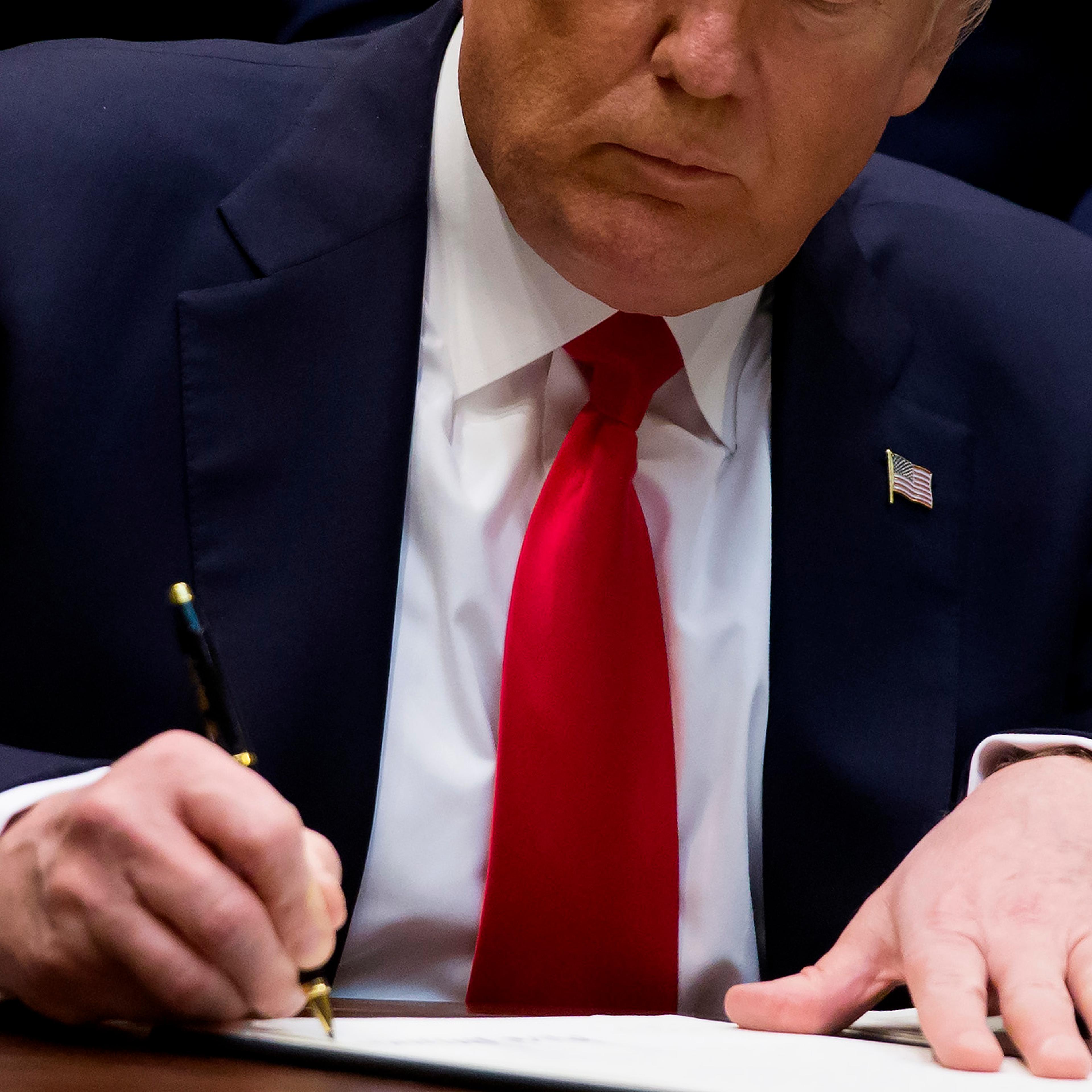 President Trump Signs An Executive Order On Implementing An America-First Offshore Energy Strategy