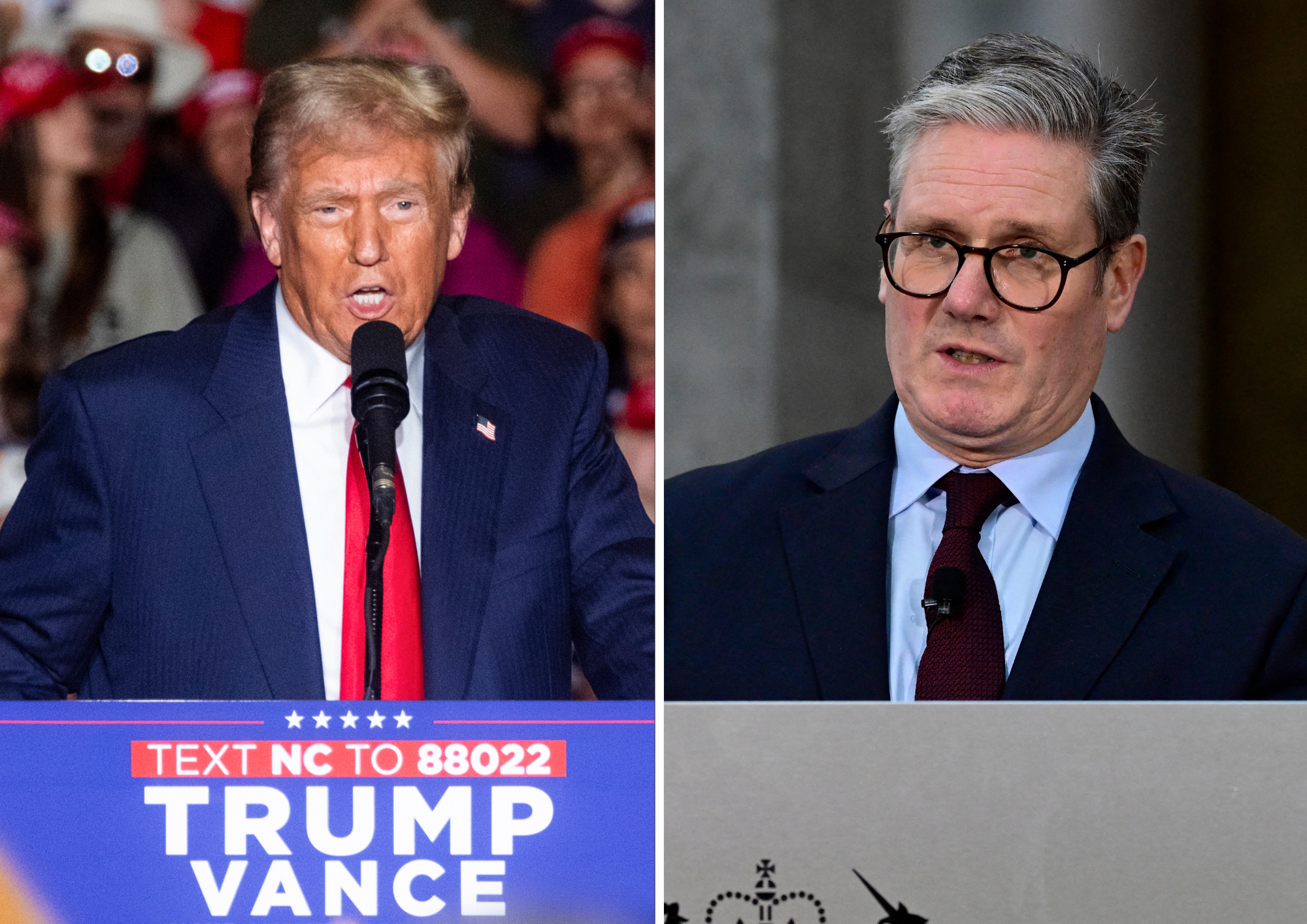 Donald Trump, Keir Starmer