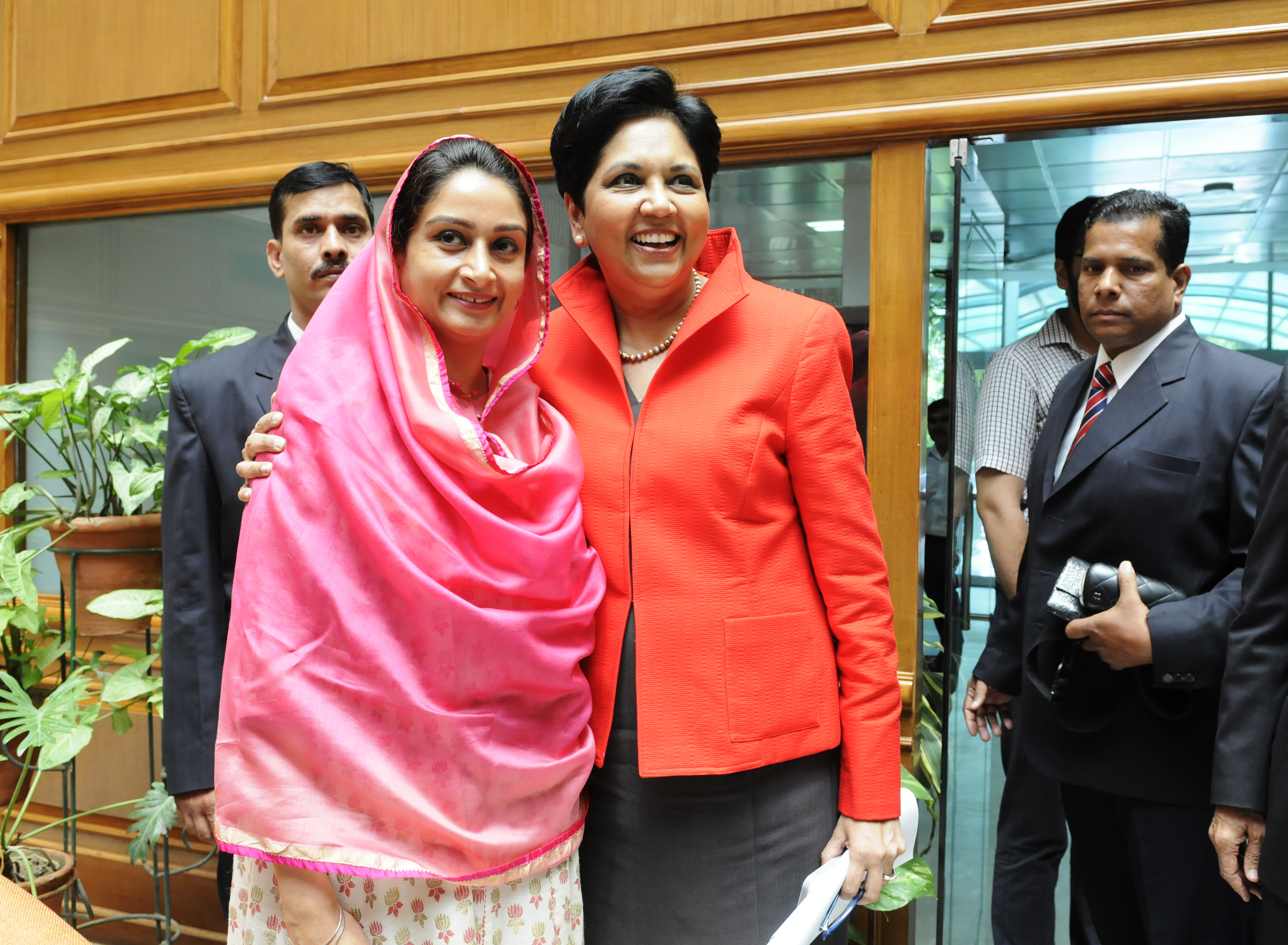 Indra Nooyi Meets Minister Harsimrat Kaur Badal