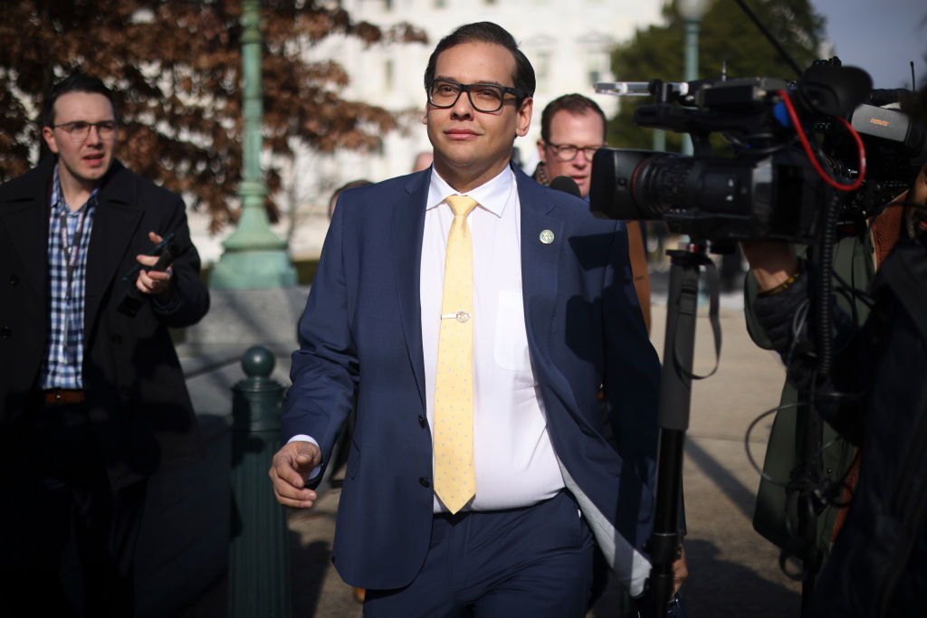 Embattled Newly Elected Rep. George Santos (R-NY) Is Sought After By Reporters On Capitol Hill