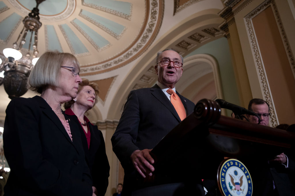 Senate Lawmakers Speak To Media After Policy Luncheons