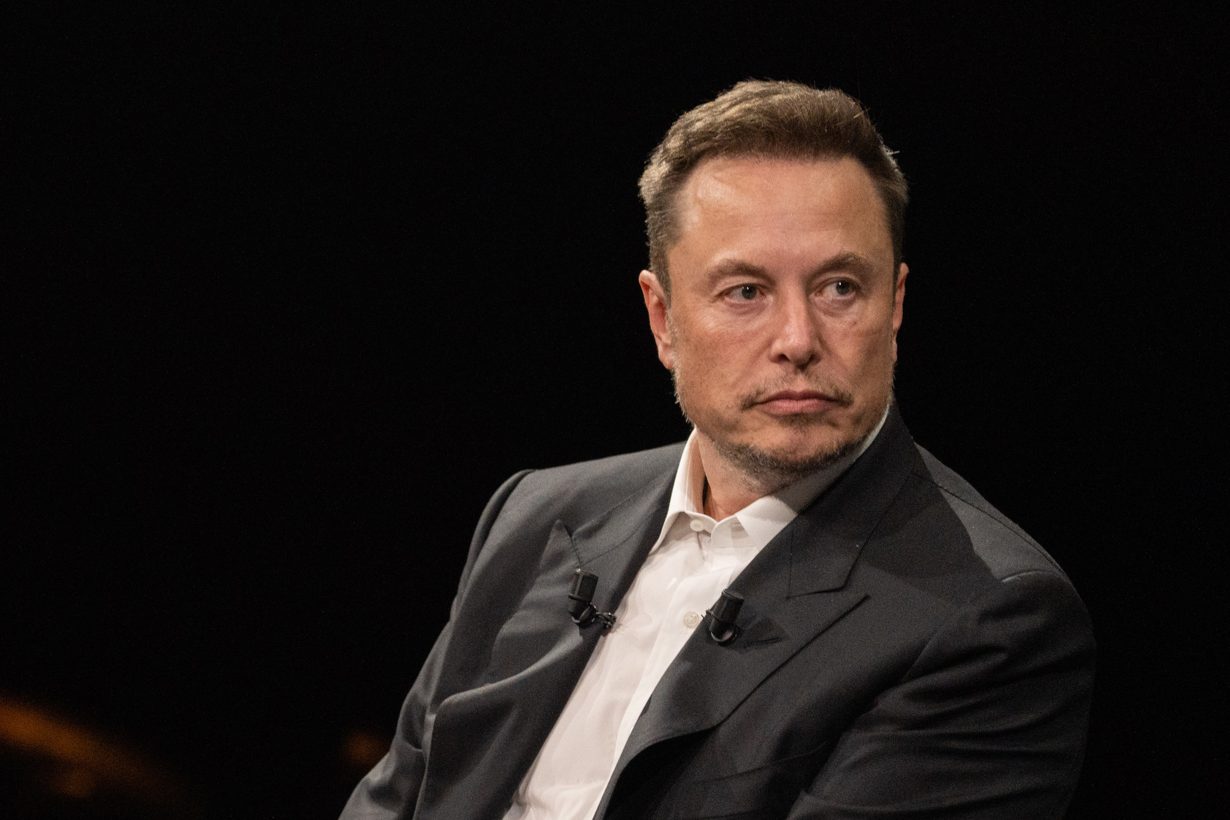 Billionaire Elon Musk at Paris Viva Tech Fair
