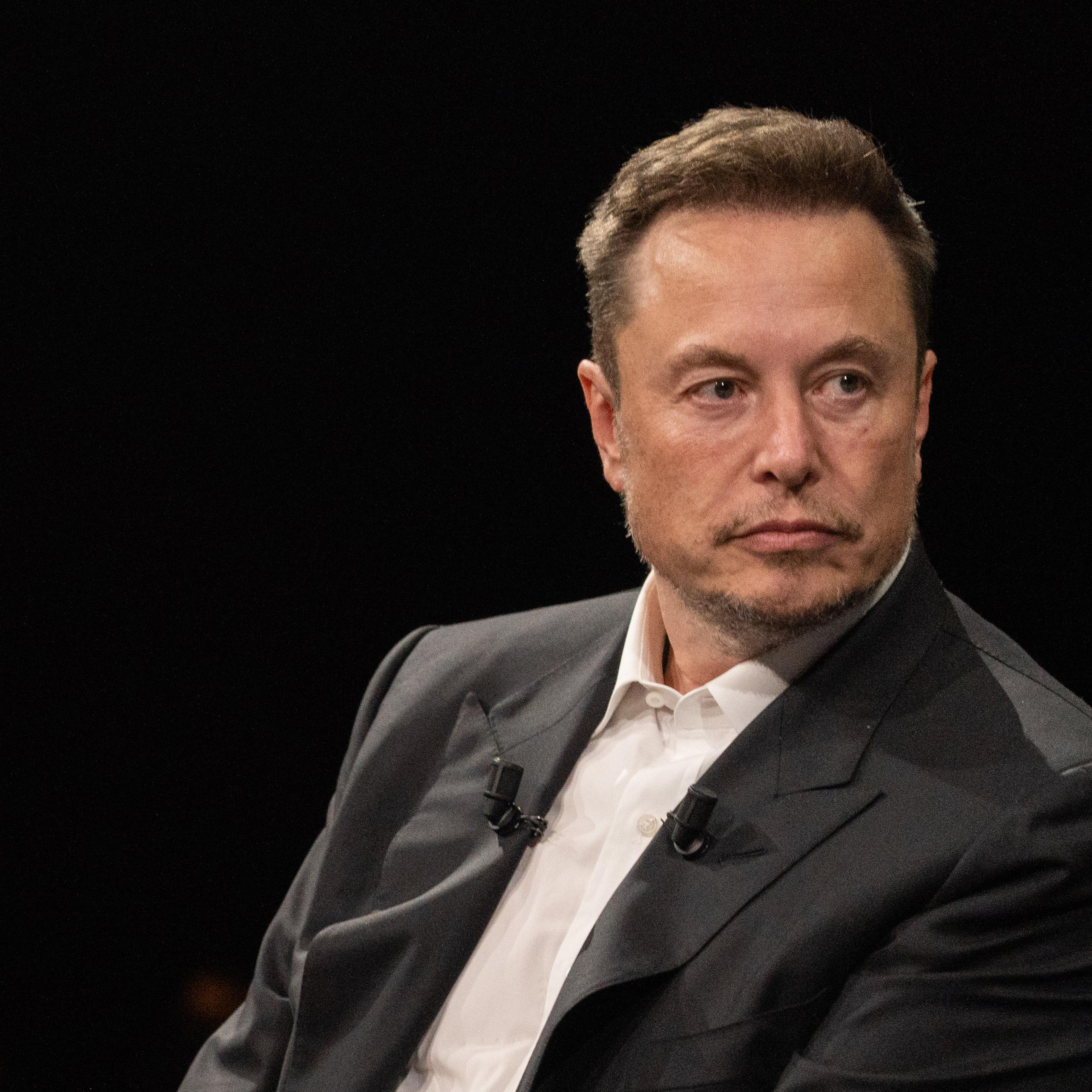 Billionaire Elon Musk at Paris Viva Tech Fair