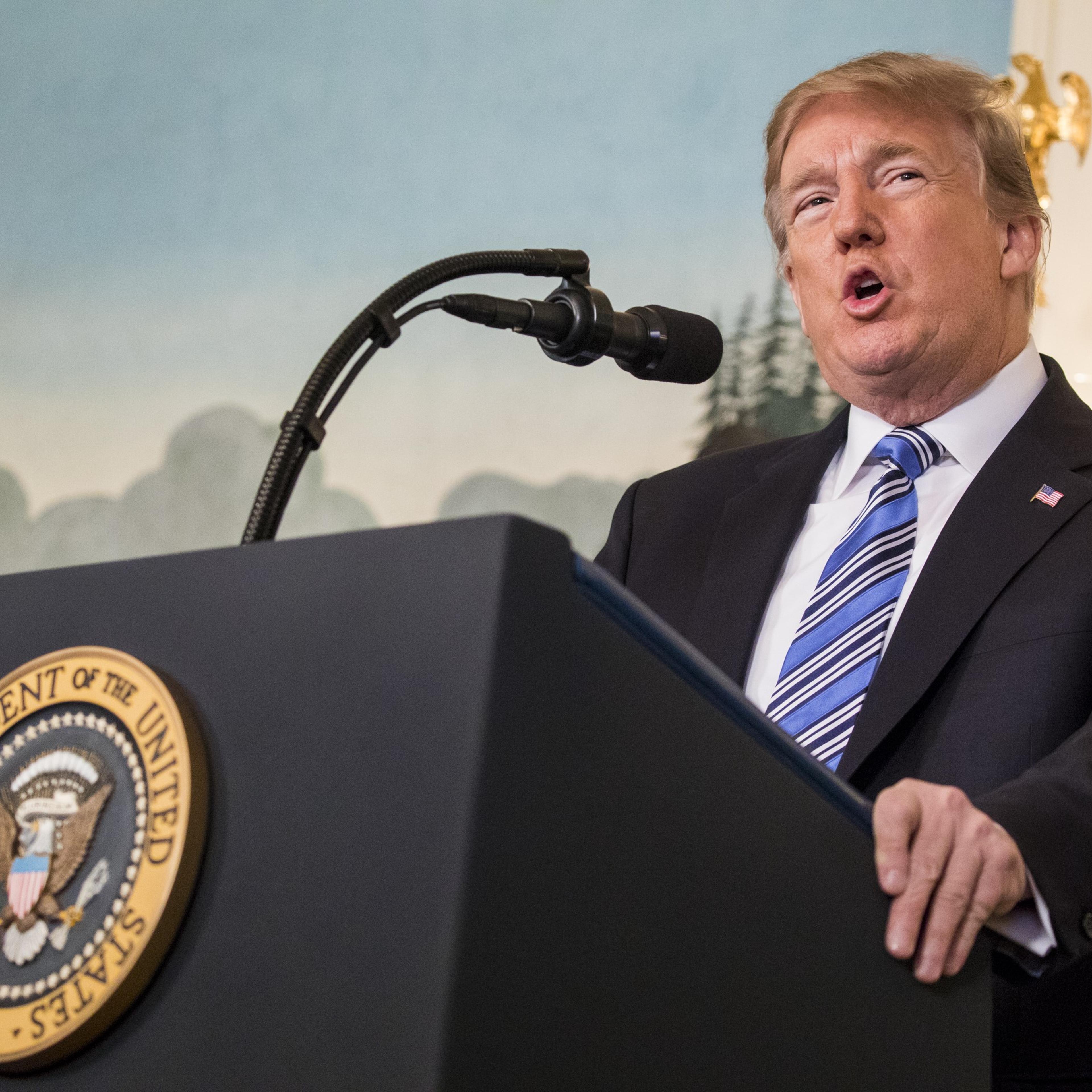 President Trump addresses the nation after the mass shooting in Florida