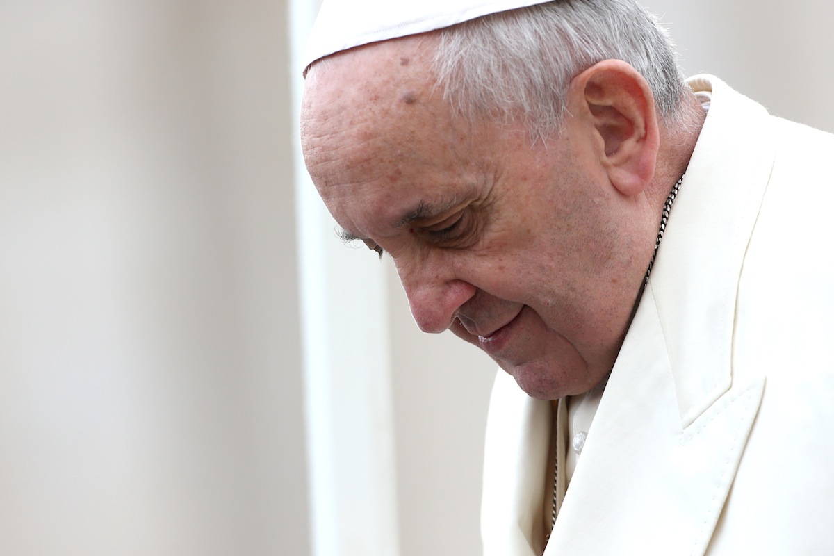 Pope Attends His Weekly Audience In St. Peter's Square