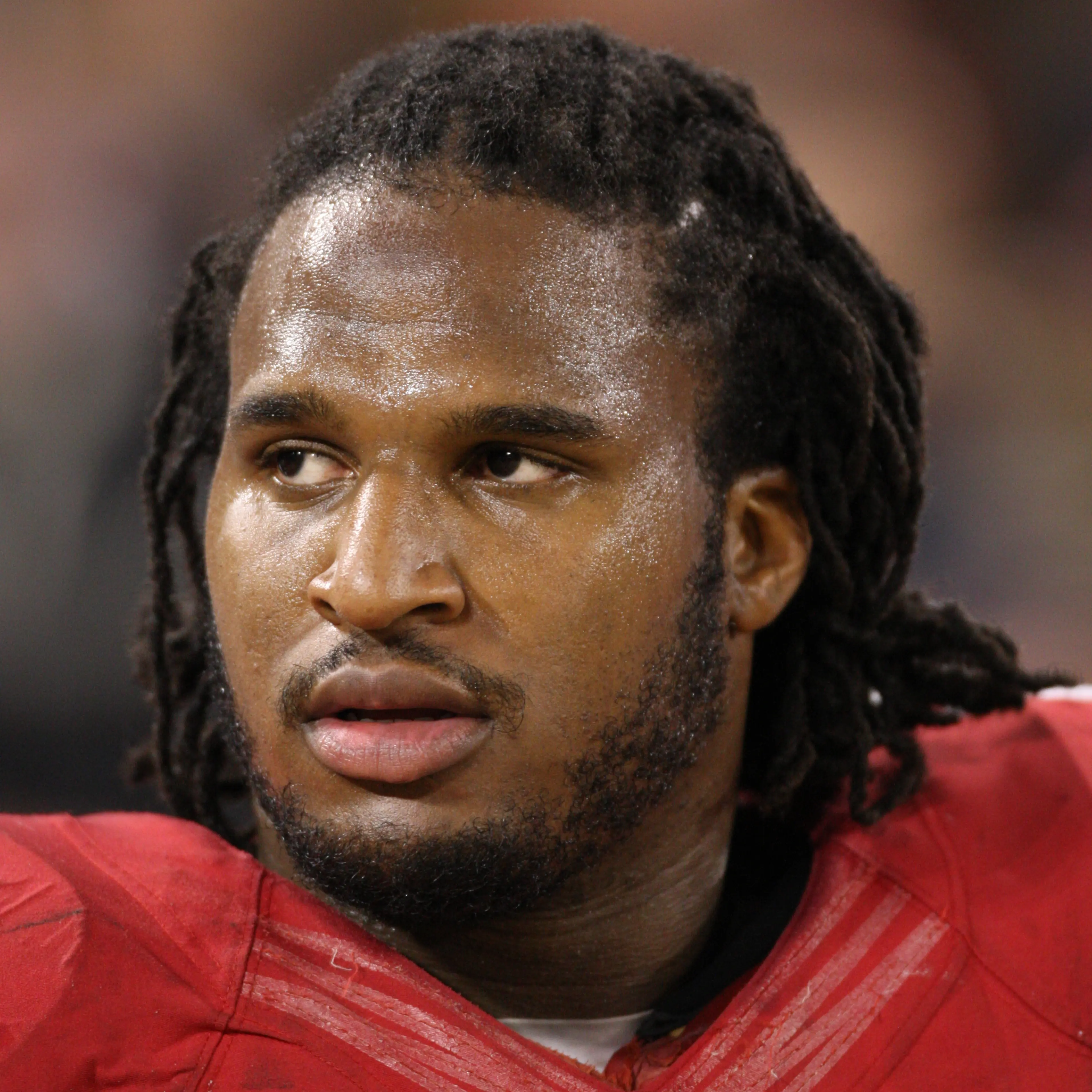 Ray McDonald of the San Francisco 49ers stands on the sideline during the game against the Chicago Bears at Candlestick Park on Nov.19, 2012 in San Francisco.