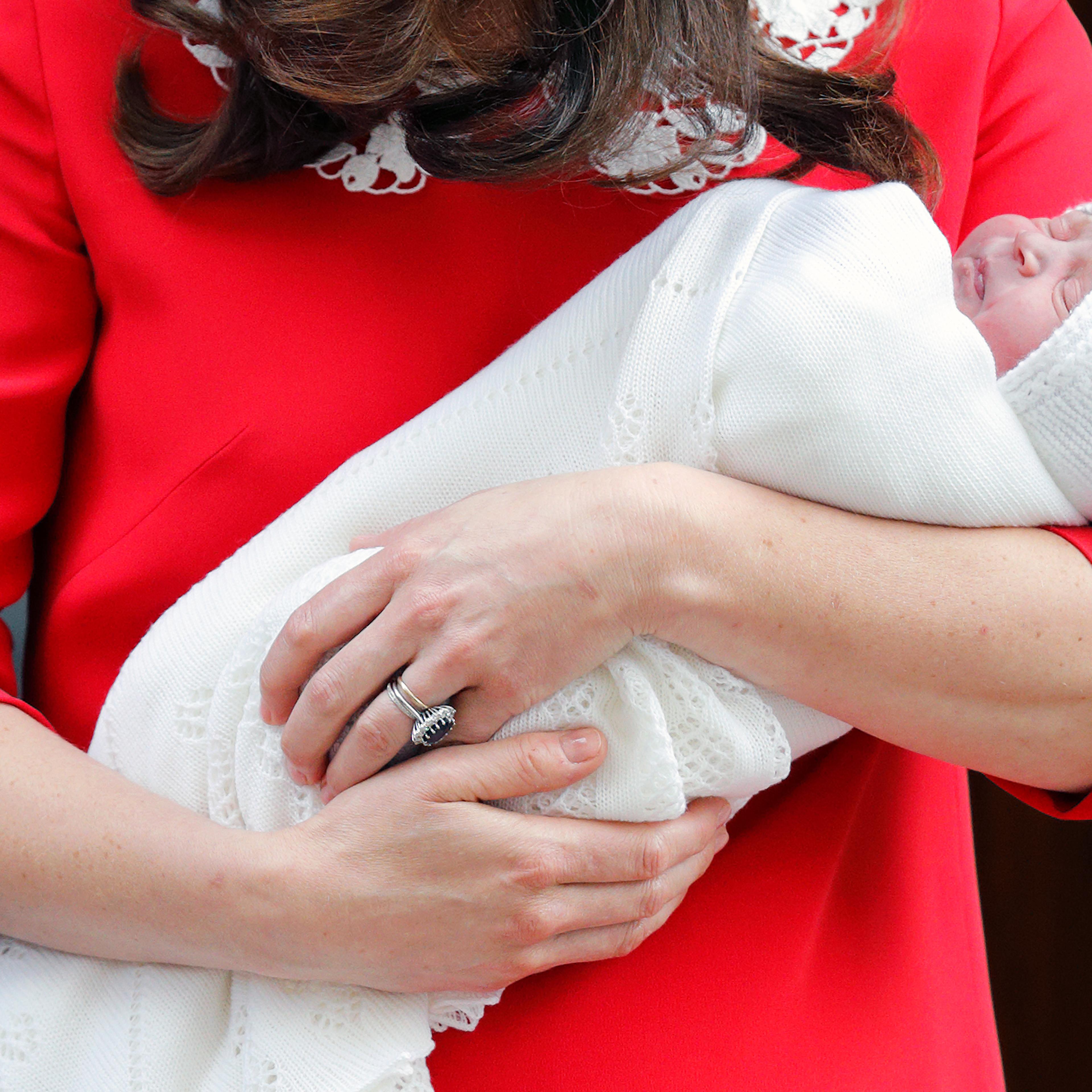 The Duke & Duchess Of Cambridge Depart The Lindo Wing With Their New Son