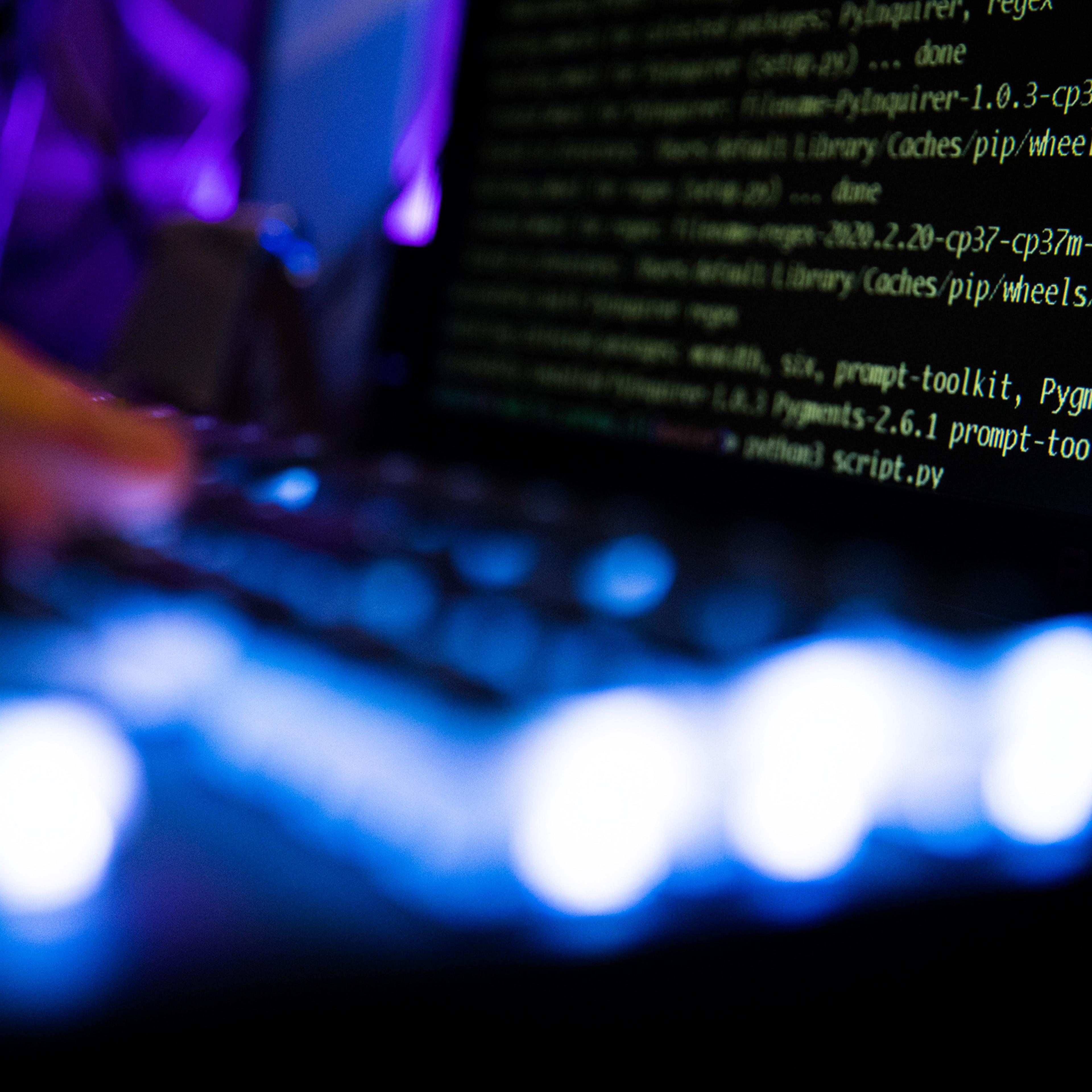 Data And Text On Computer Screens