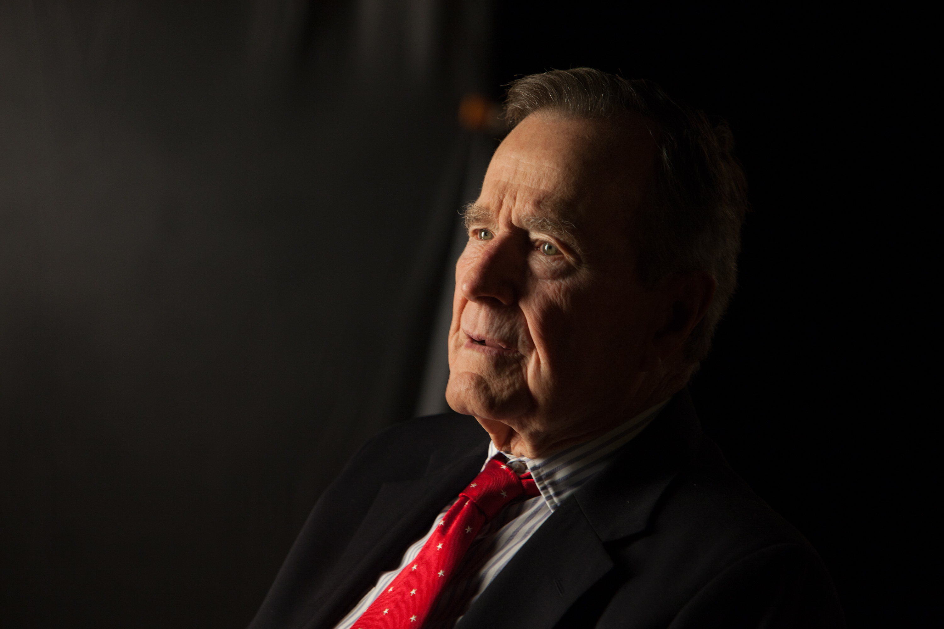 President George H.W. Bush Interviewed for "The Presidents' Gatekeepers"