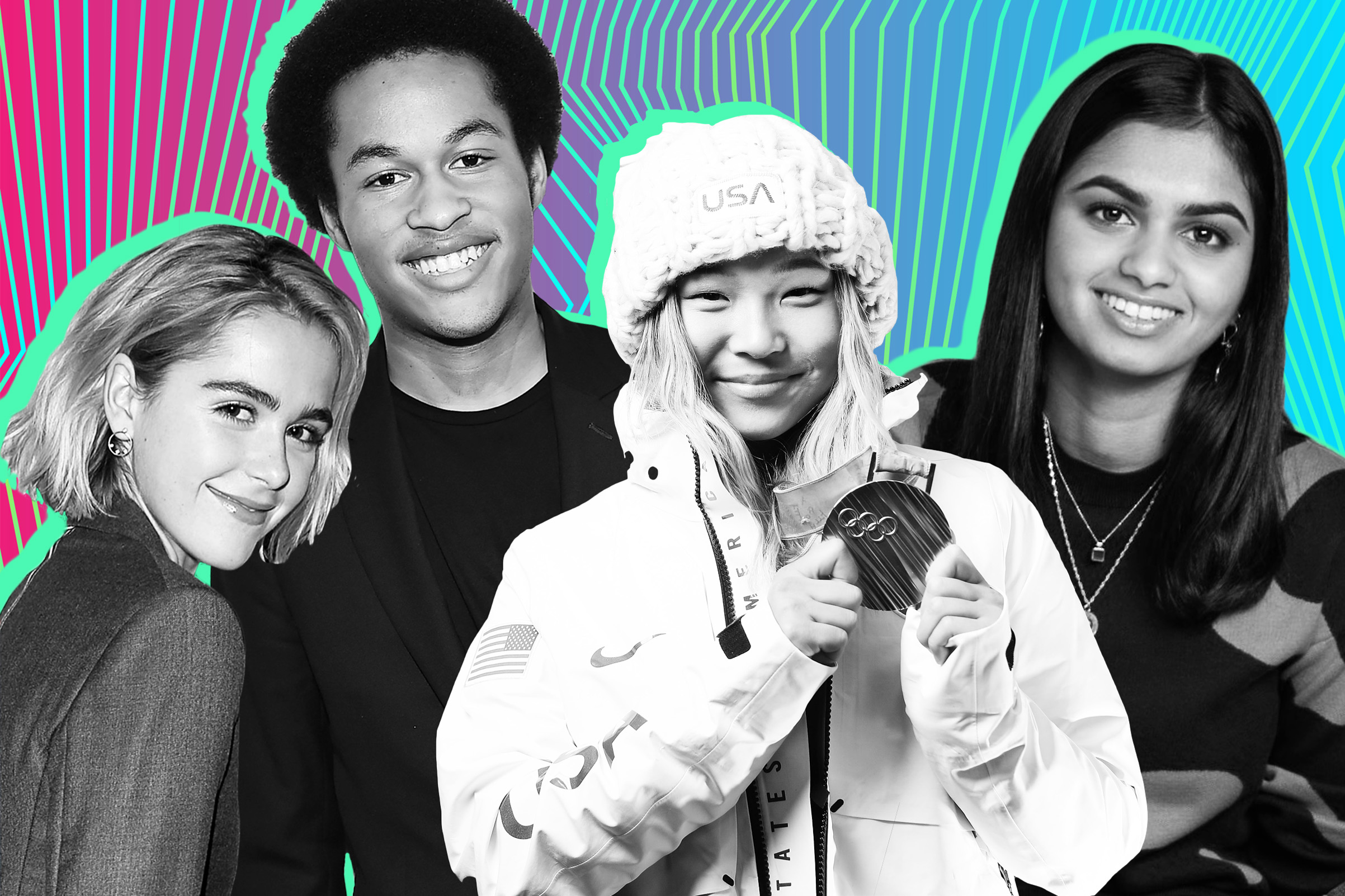 Kiernan Shipka, Sheku Kanneh-Mason, Chole Kim, Amika George