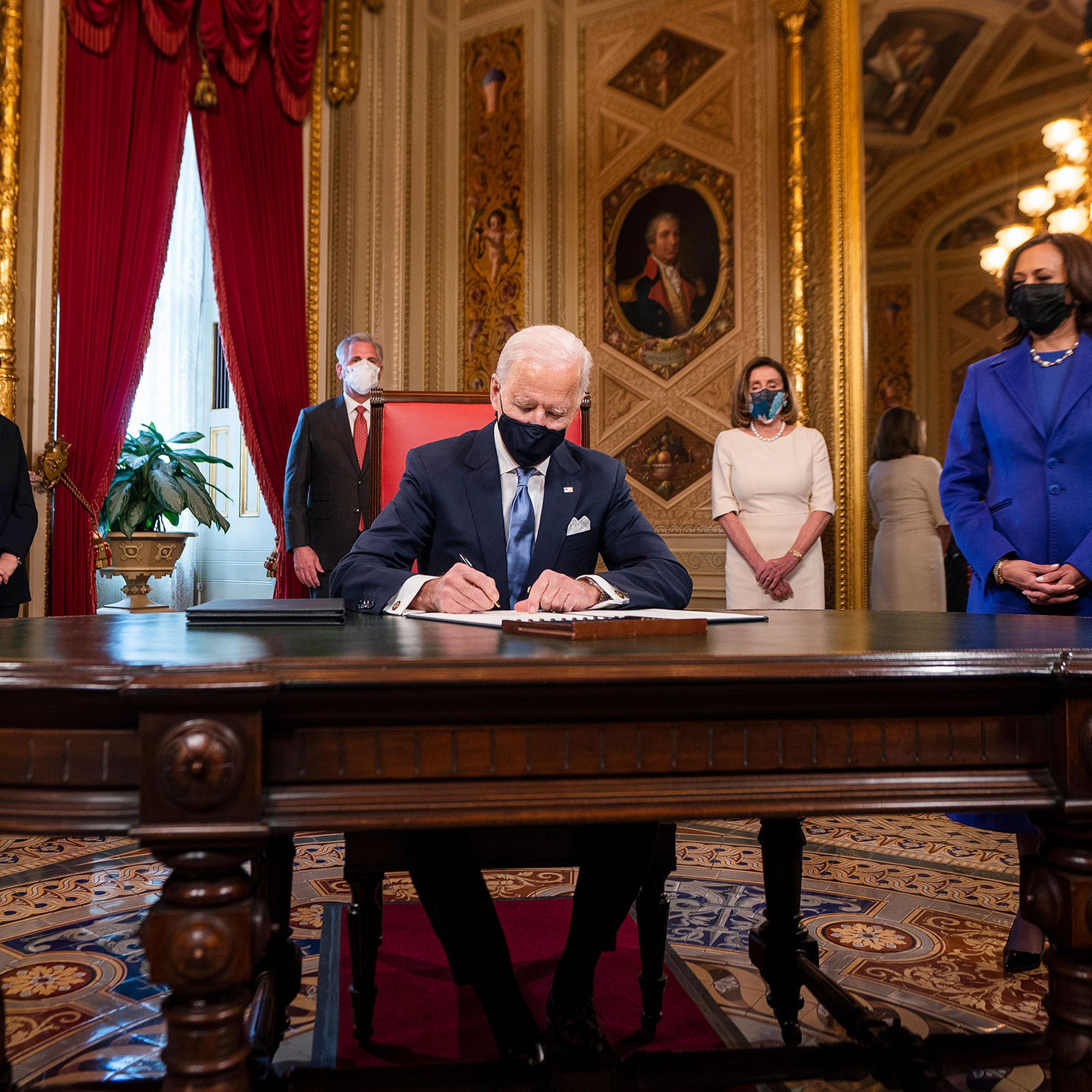 Joe Biden Sworn In As 46th President Of The United States At U.S. Capitol Inauguration Ceremony
