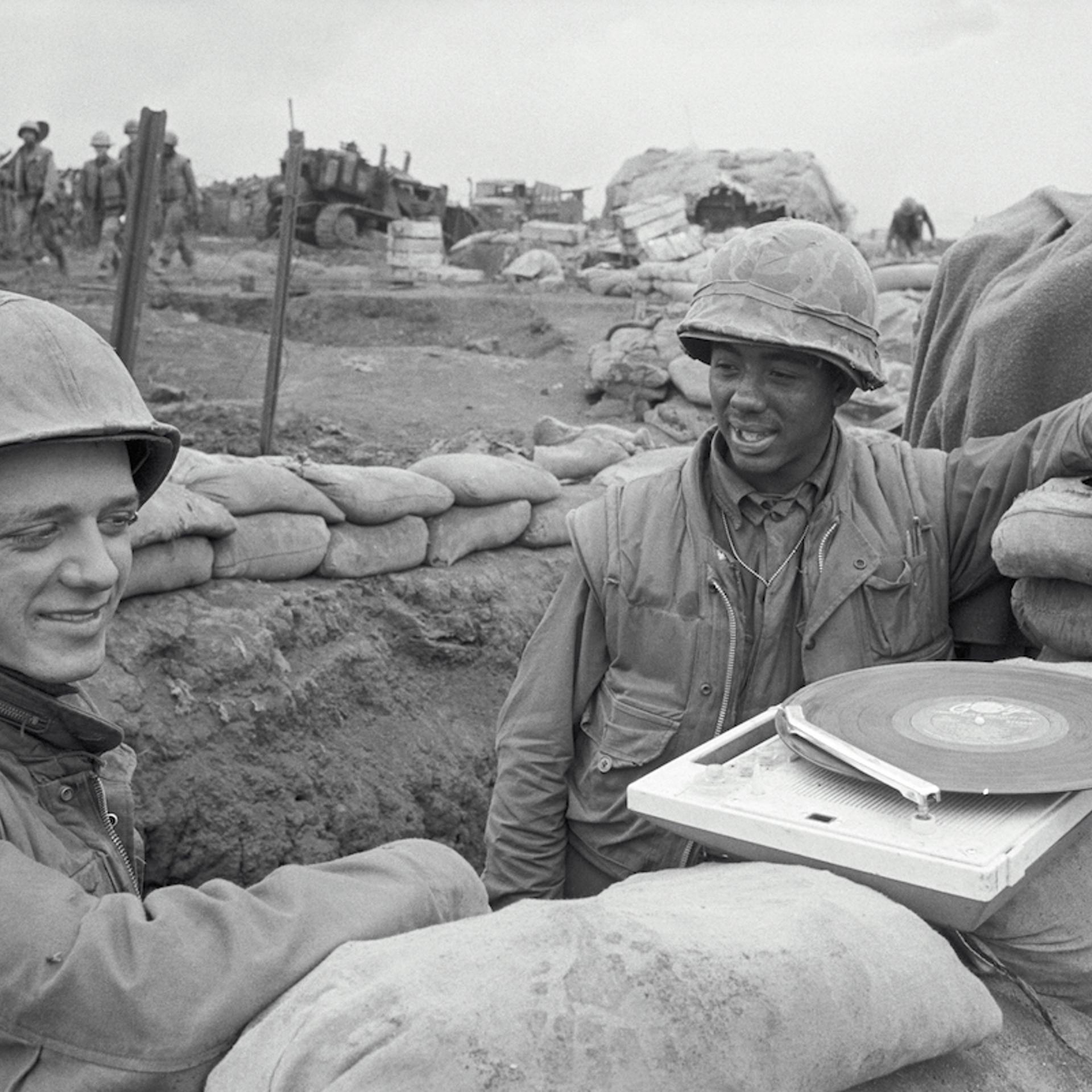 Soldiers Listening to a Record