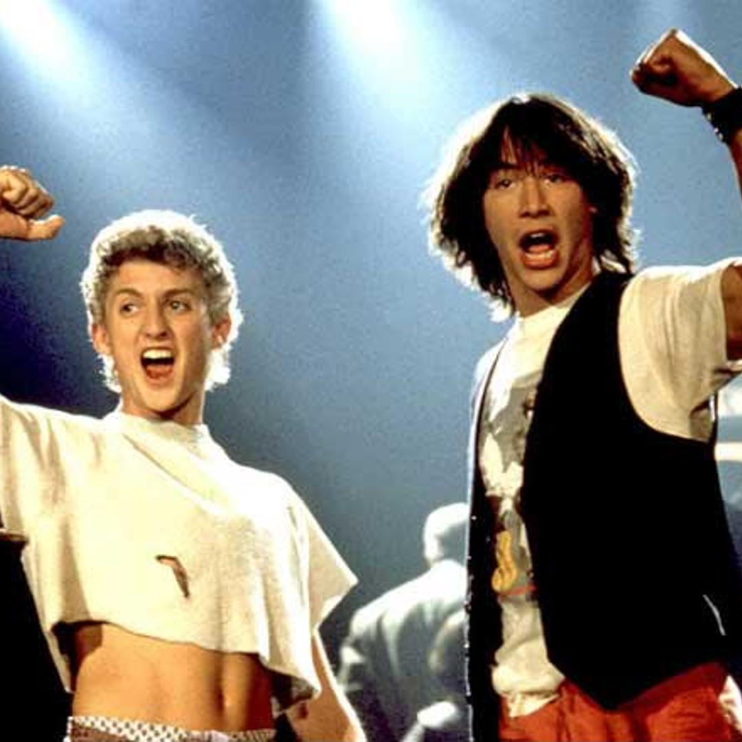 Alex Winter, Keanu Reeves, in the original <em>Bill & Ted's Excellent Adventure</em>, 1989