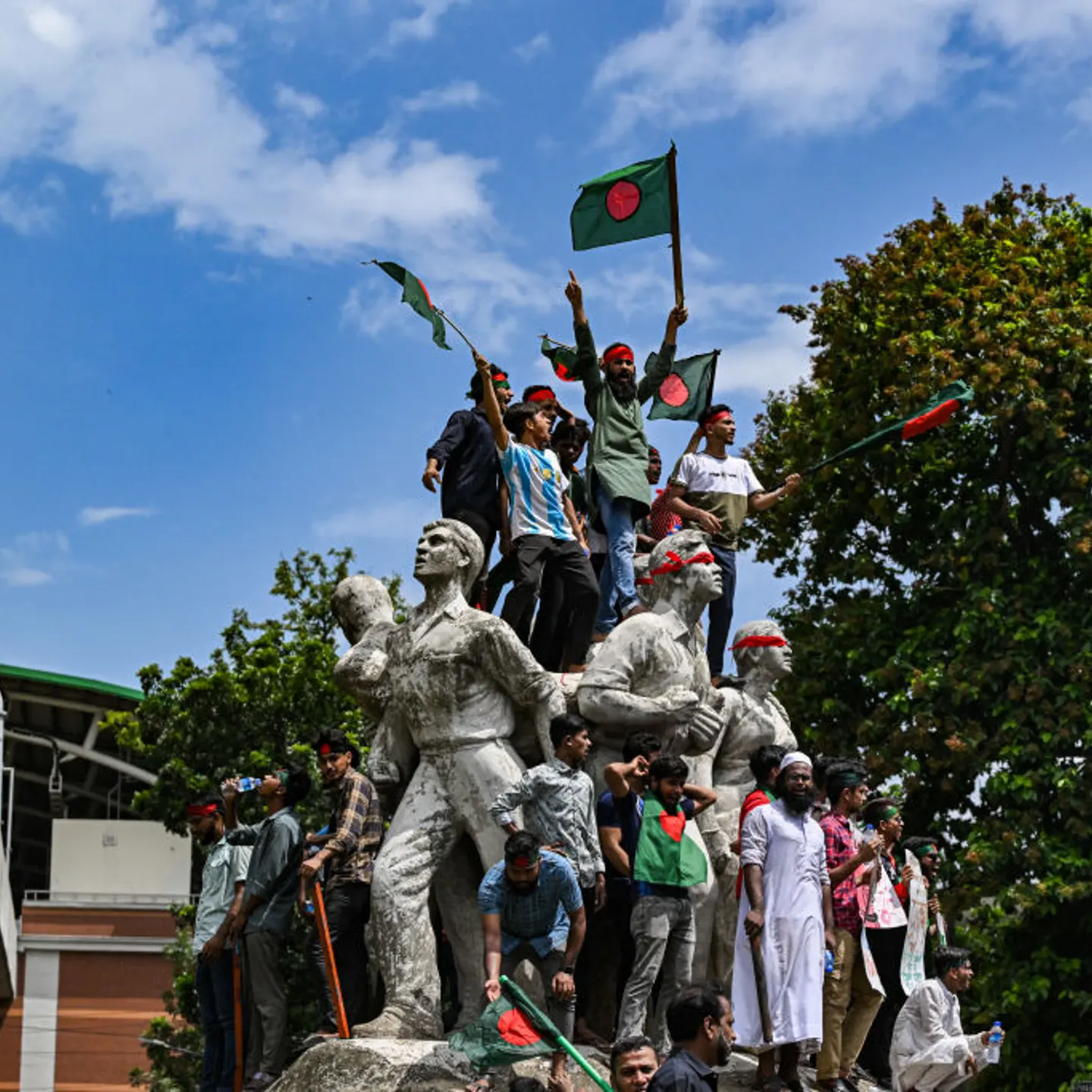 Bangladesh Unrest Students Protest