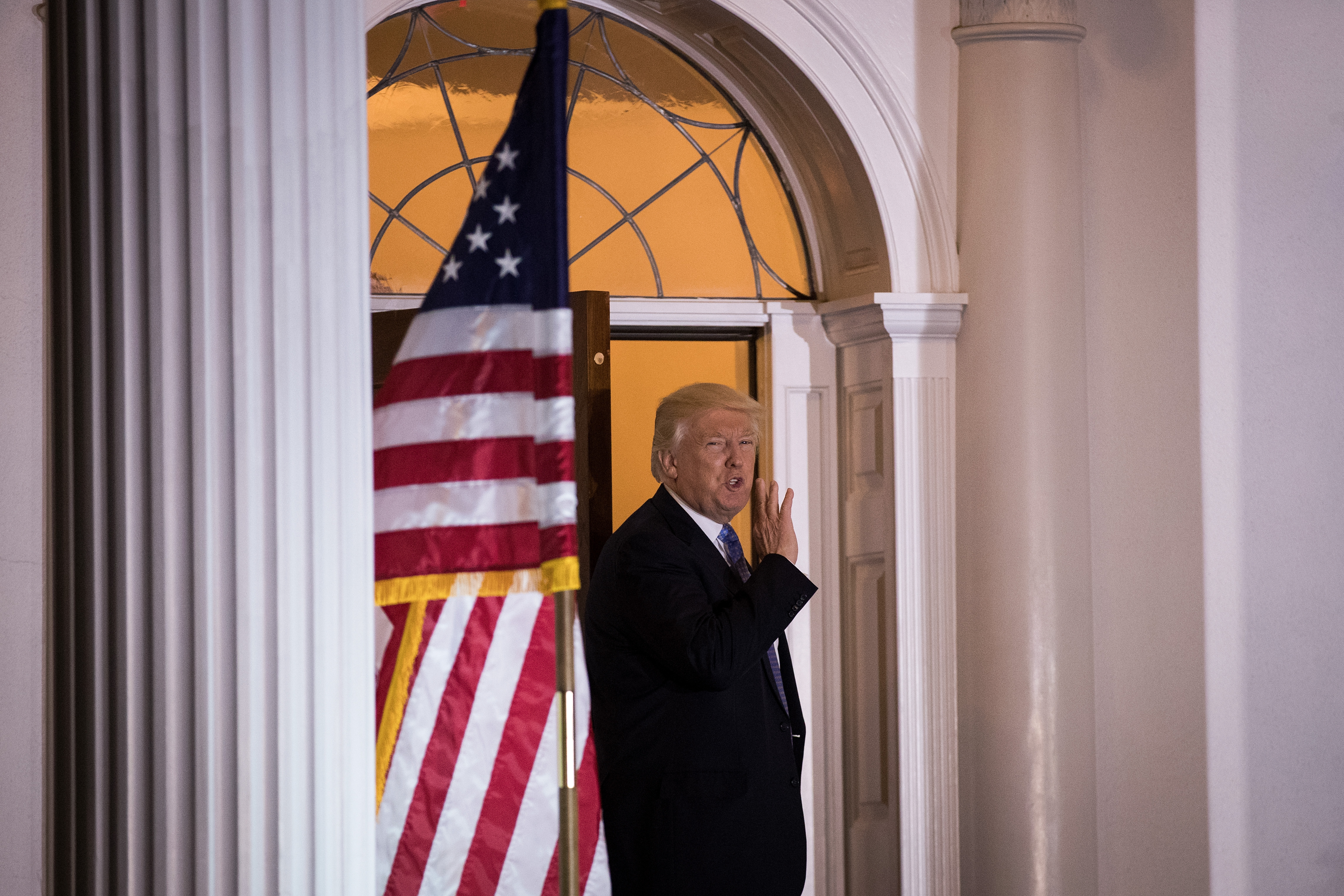 Donald Trump Holds Weekend Meetings In Bedminster, NJ