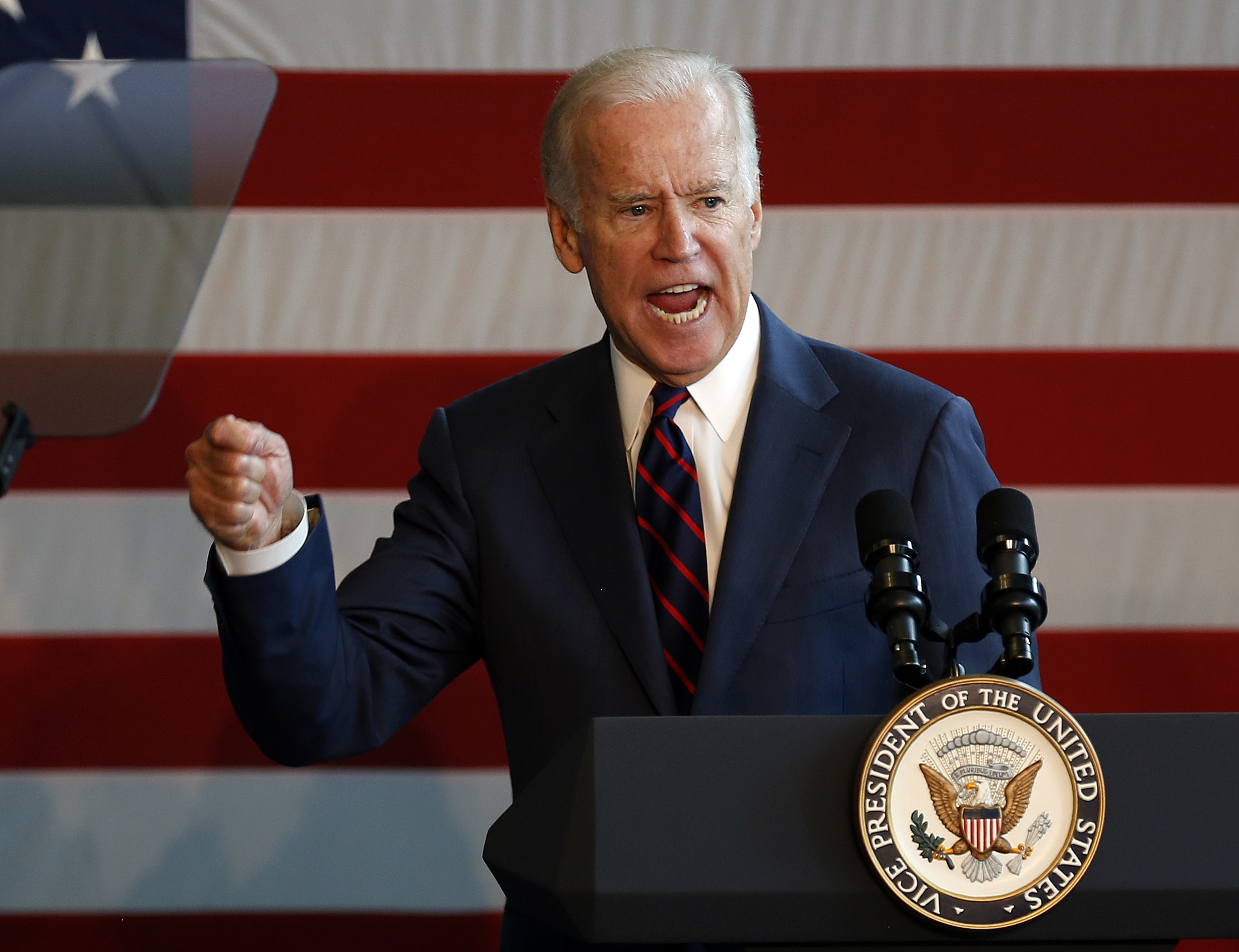 joe biden donald trump behind the gym