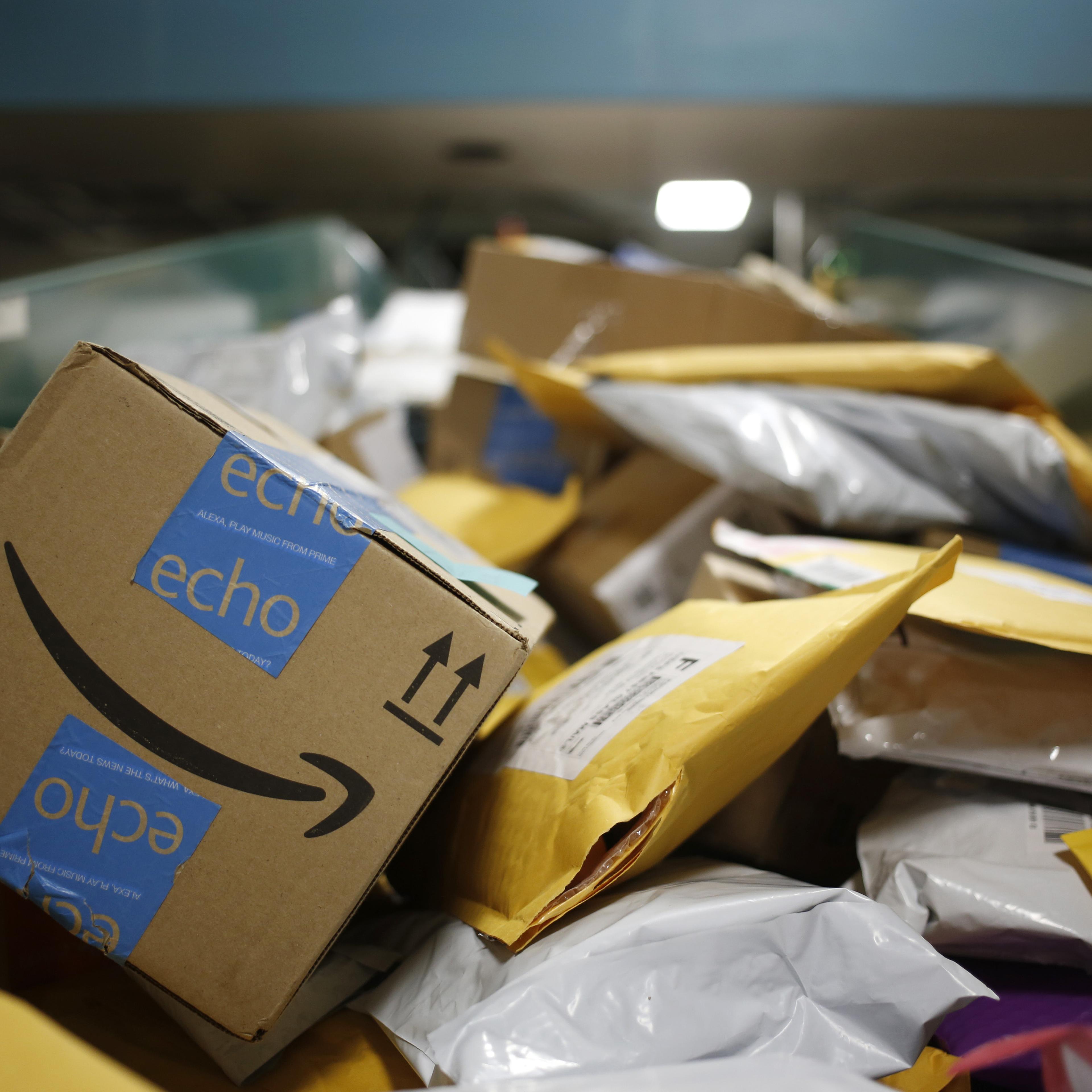 Operations Inside A United States Postal Service Sorting Facility
