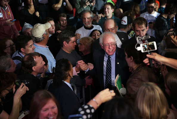 Bernie Sanders Campaigns Across Iowa Ahead Of Caucuses