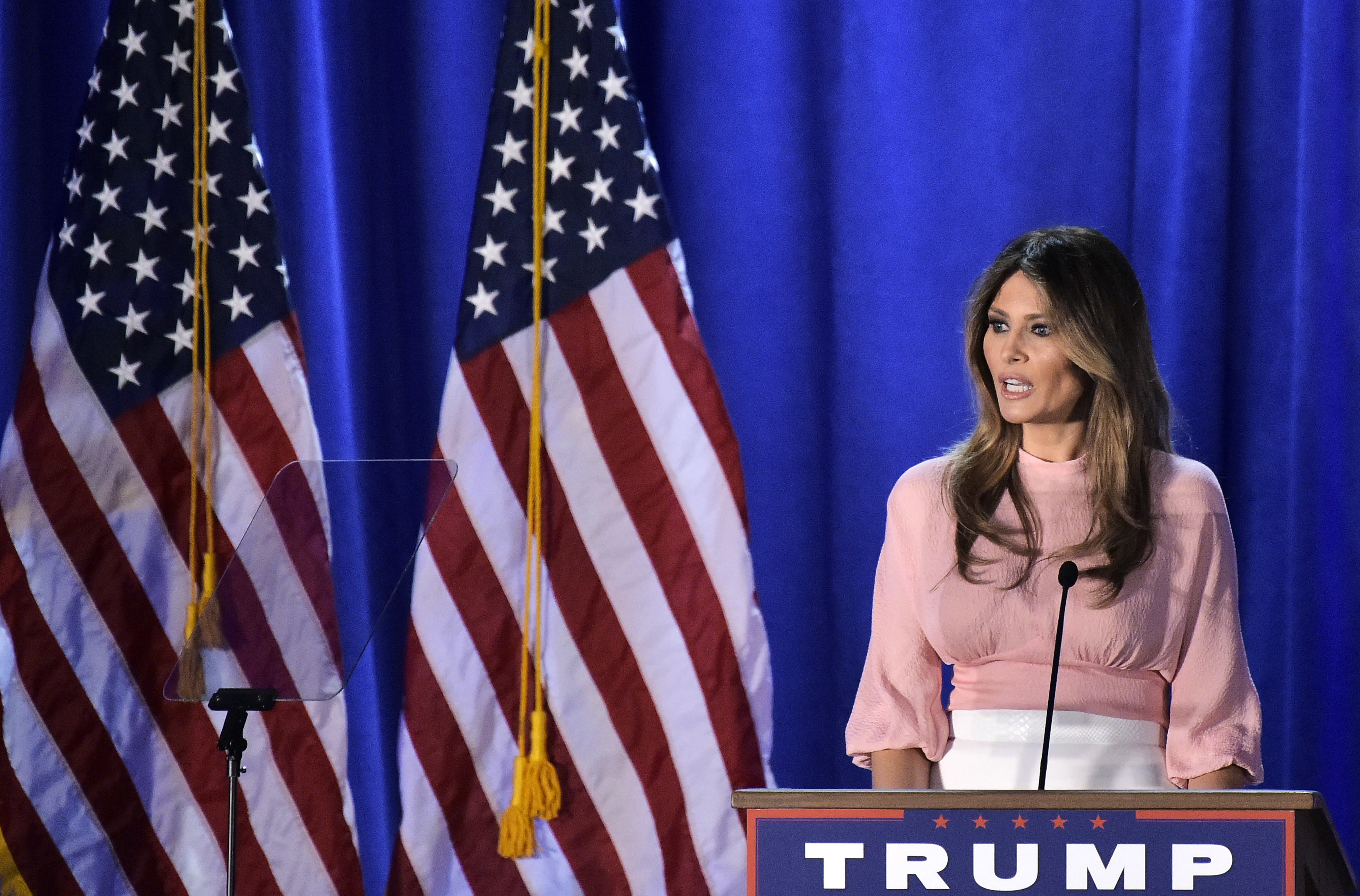melania trump campaign speech pennsylvania