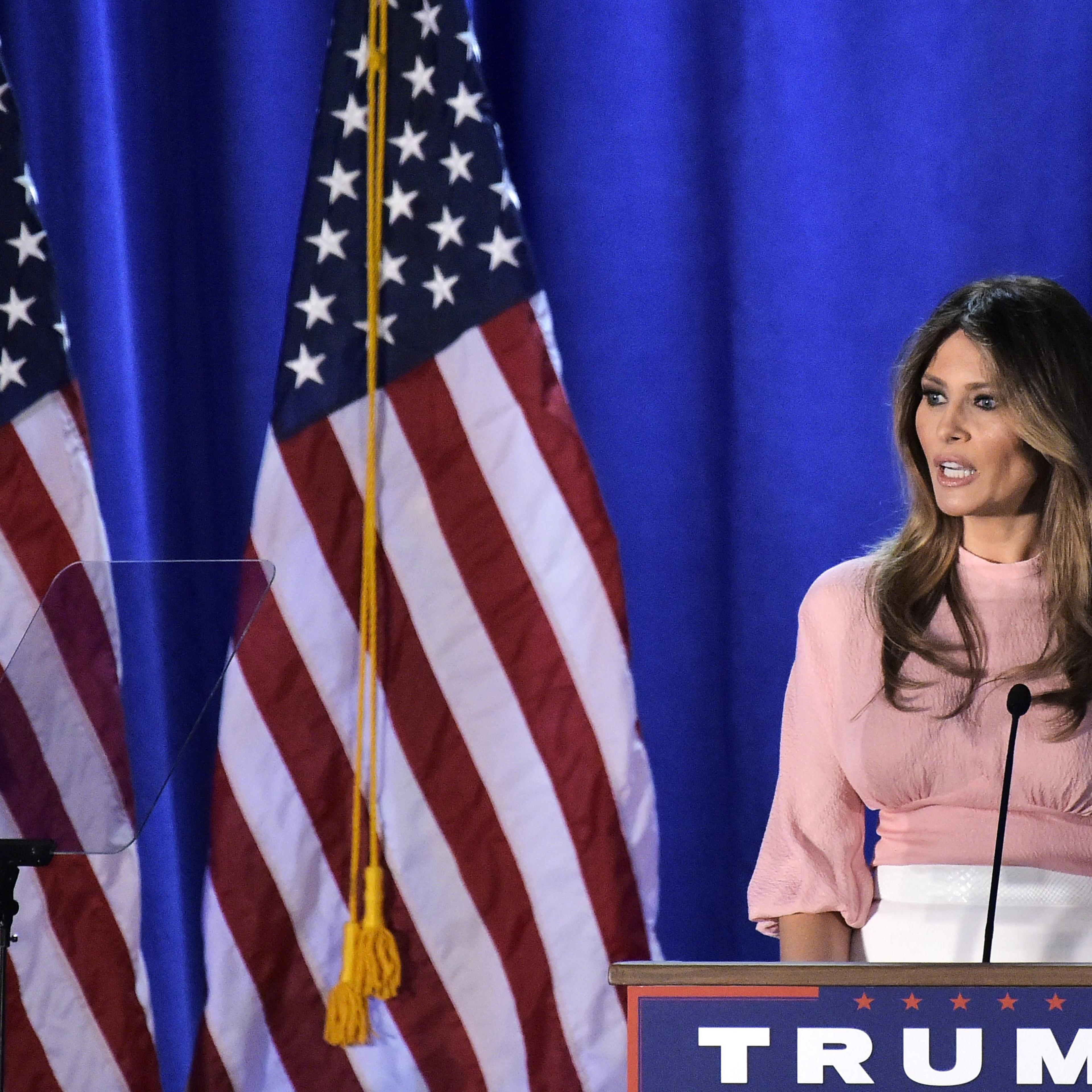 melania trump campaign speech pennsylvania