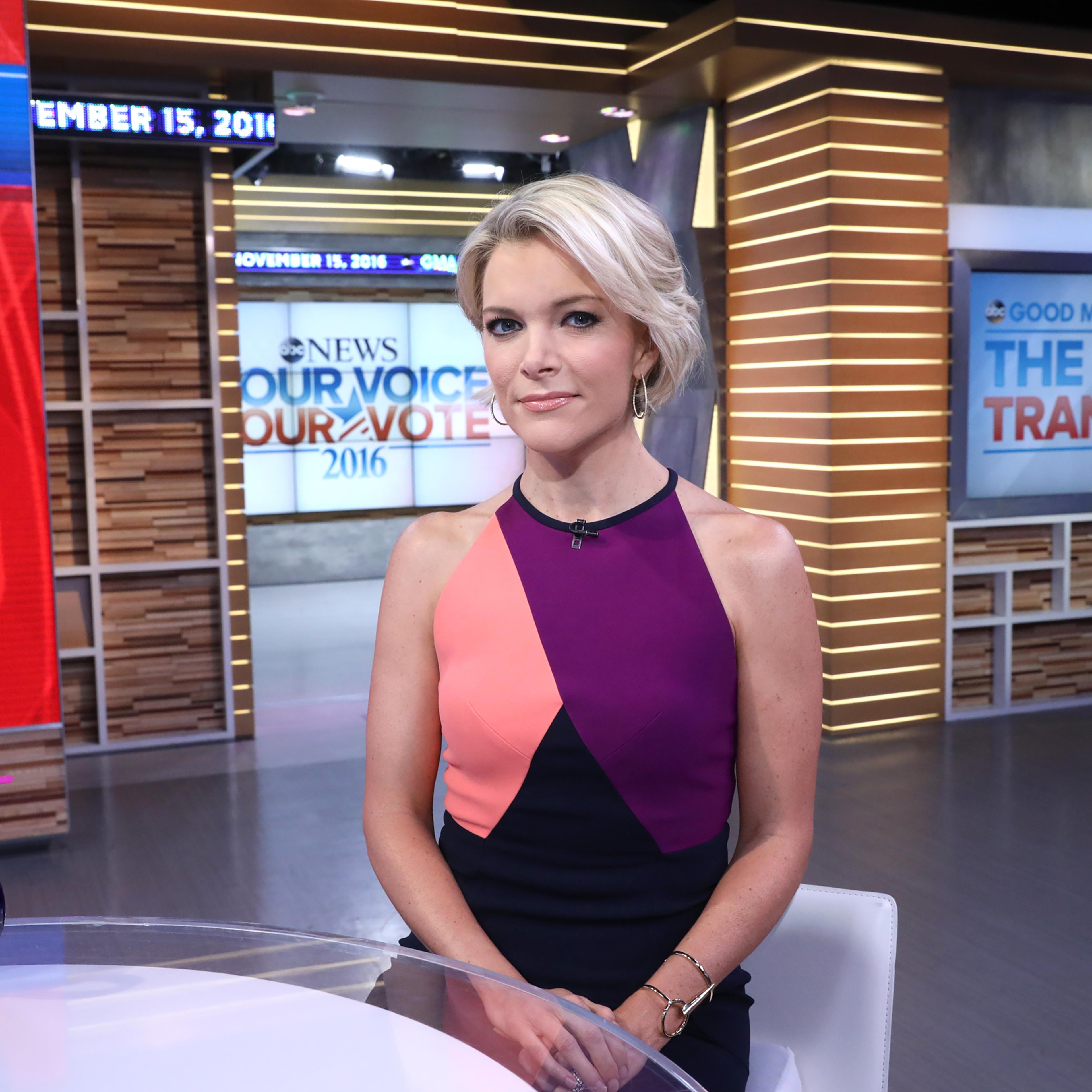 Megyn Kelly is a guest on "Good Morning America," on Nov. 15, 2016.