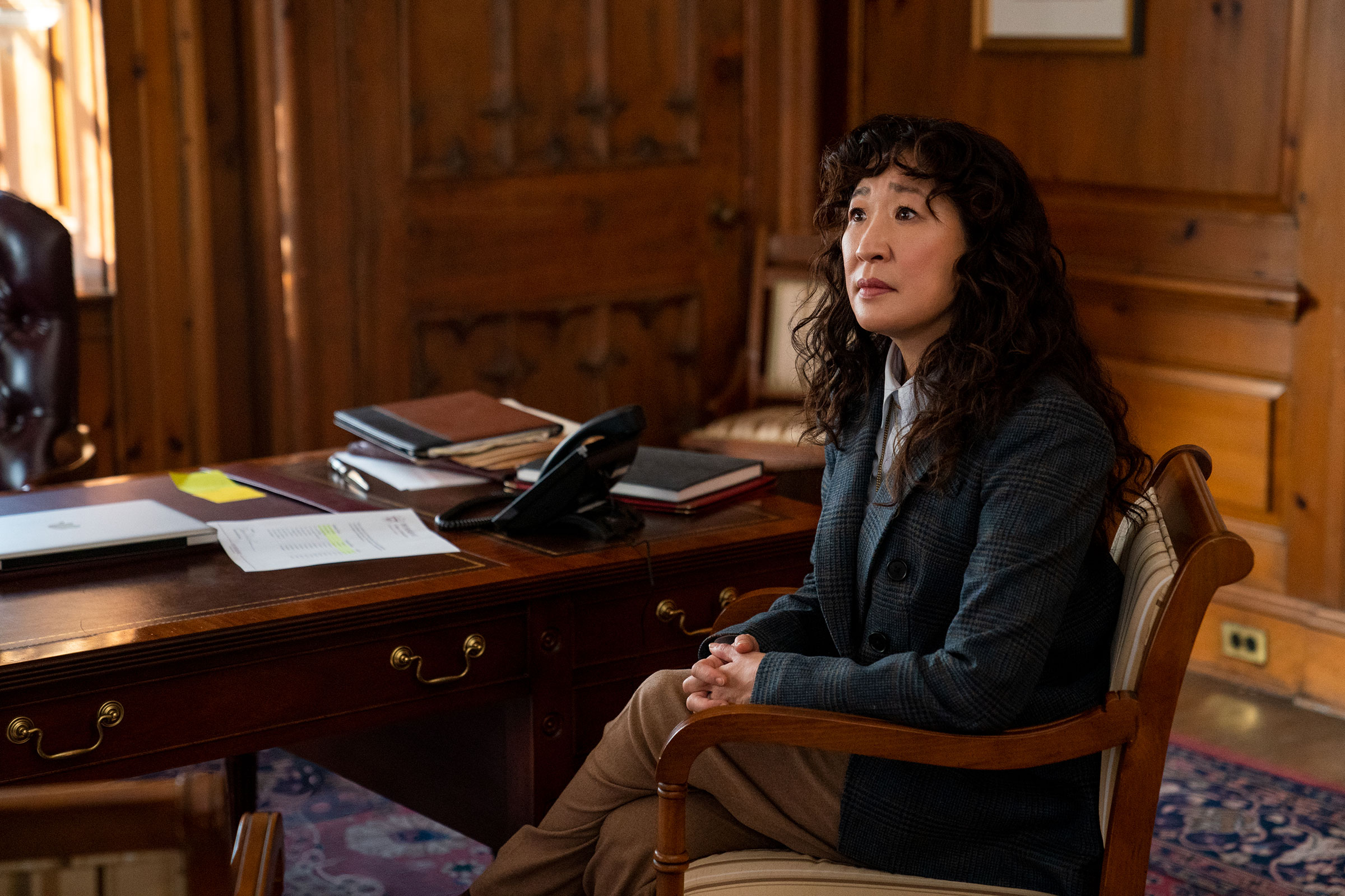 Sandra Oh as Dr. Ji-Yoon Kim The Chair