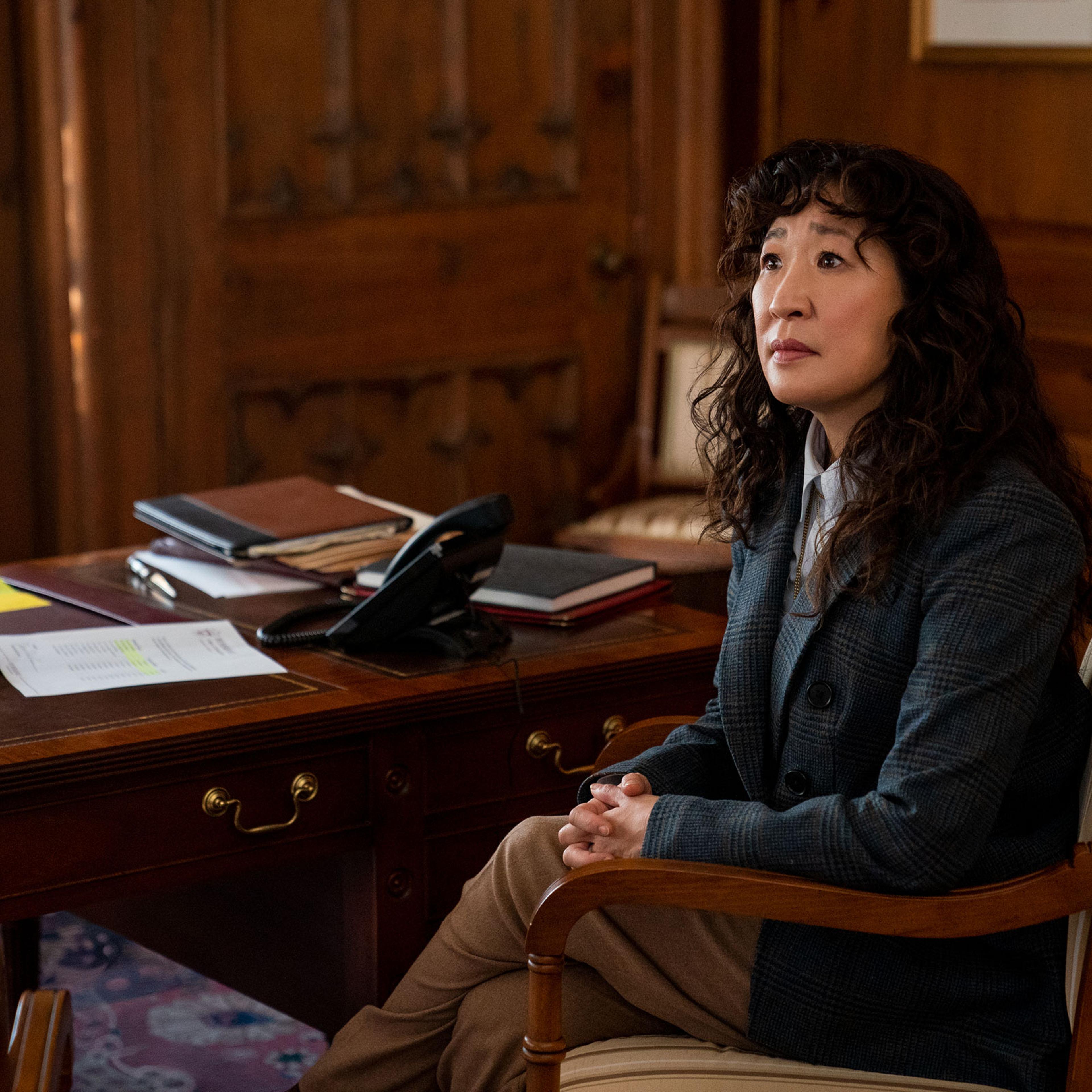 Sandra Oh as Dr. Ji-Yoon Kim The Chair