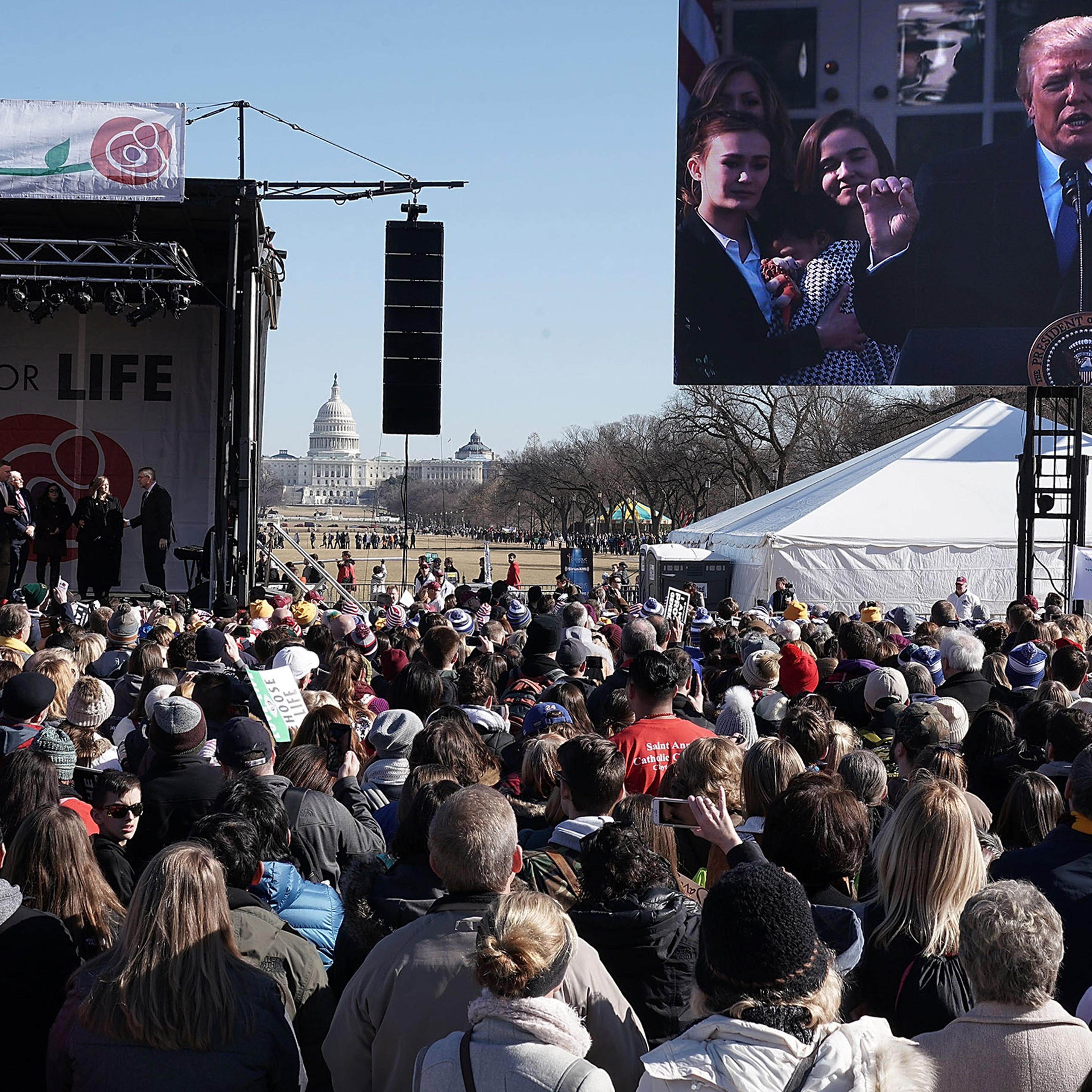 Annual March For Life Rally Winds Through Washington DC