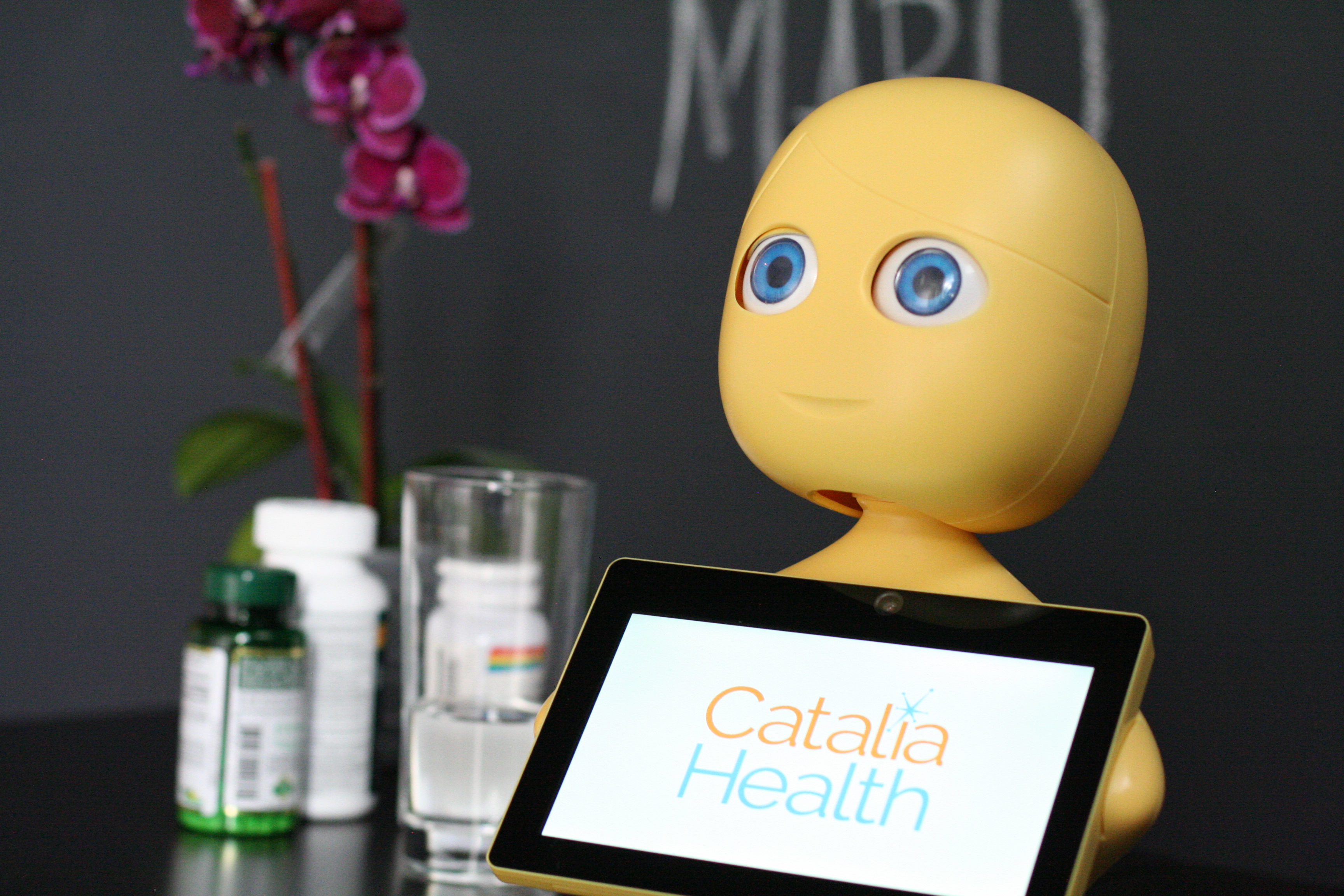 Mabu, a robot that talks to heart failure patients and helps them manage their disease