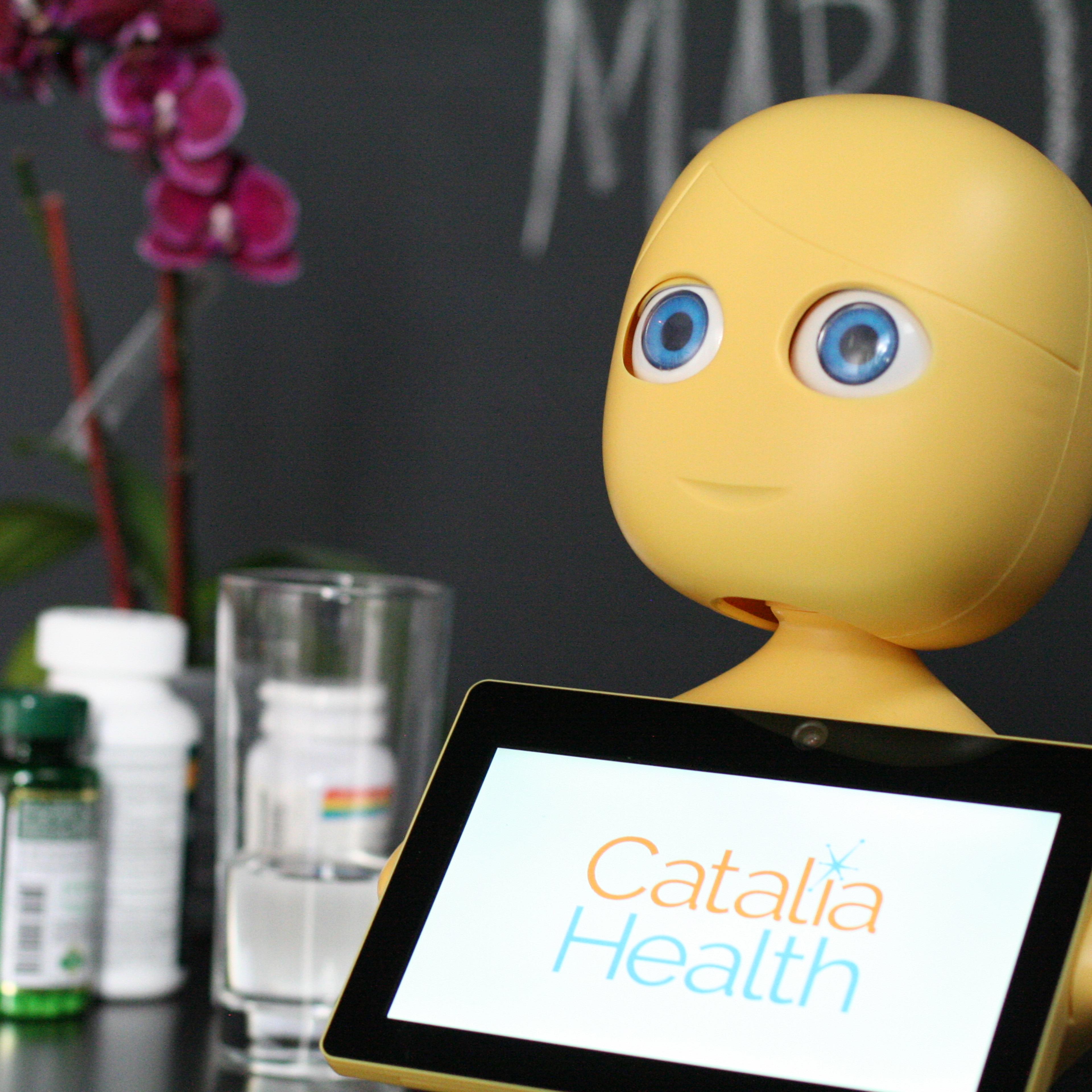 Mabu, a robot that talks to heart failure patients and helps them manage their disease