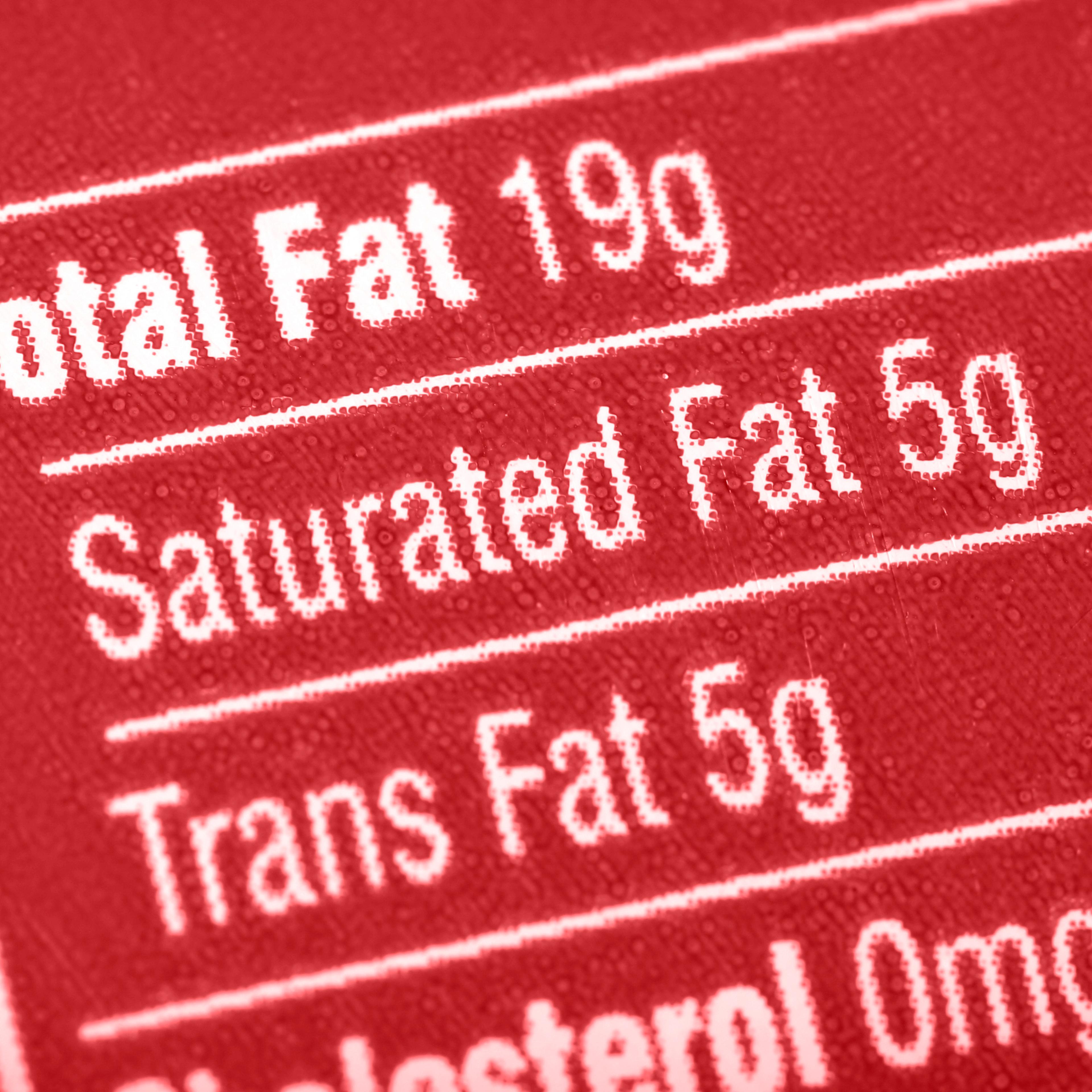 High in fat