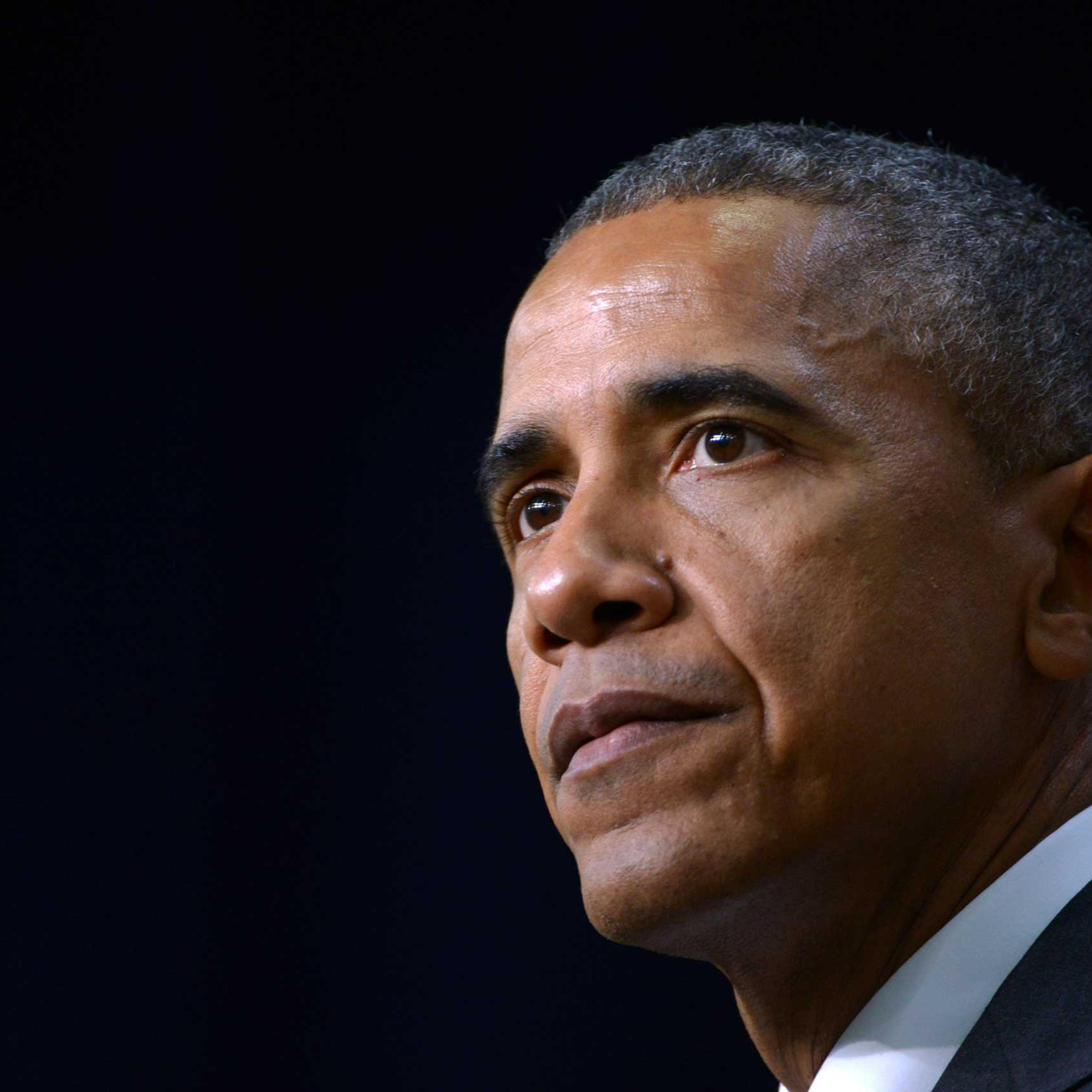 U.S. President Barack Obama speaks in Washington on Feb. 11, 2015.