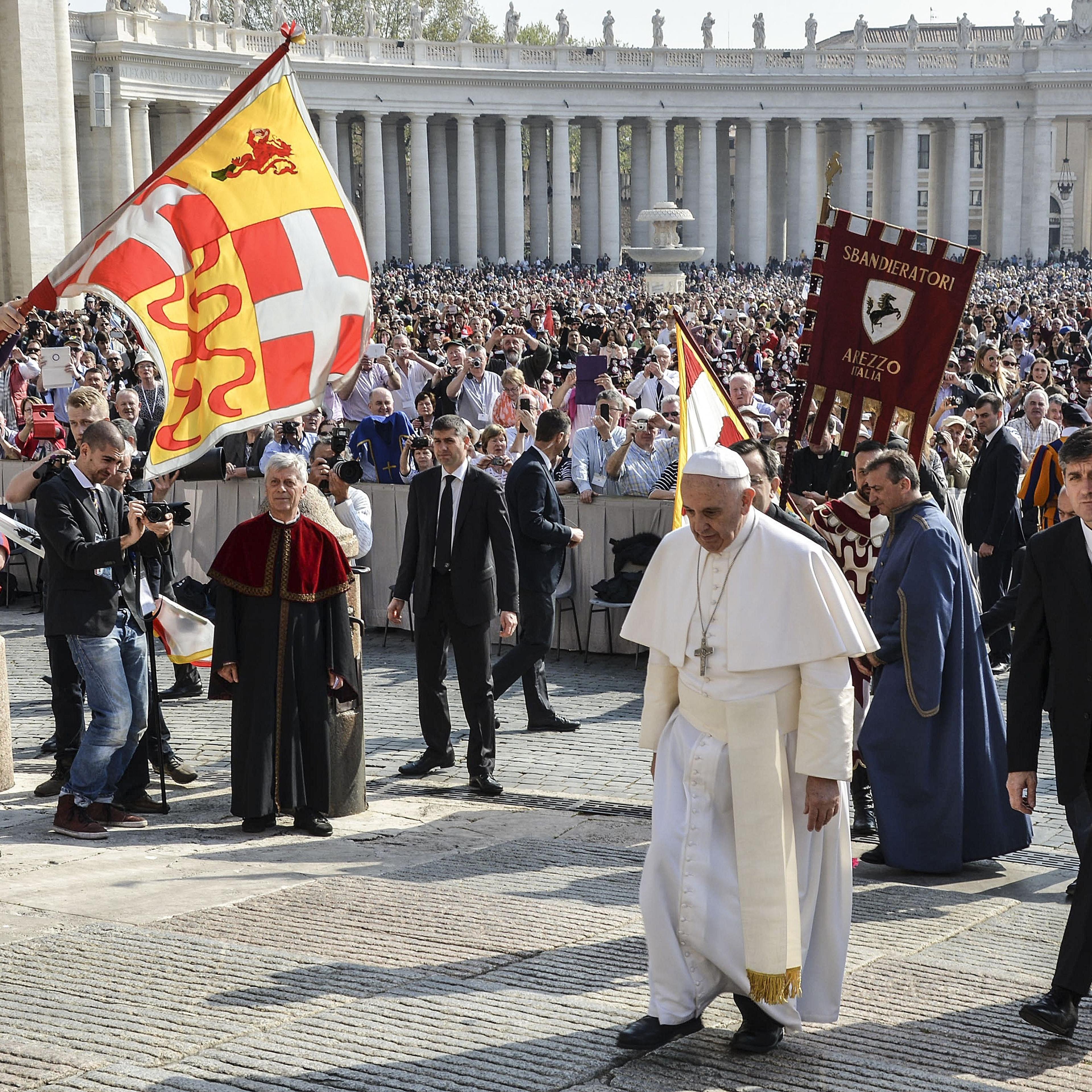 Pope Francis leads general audience in Vatican City