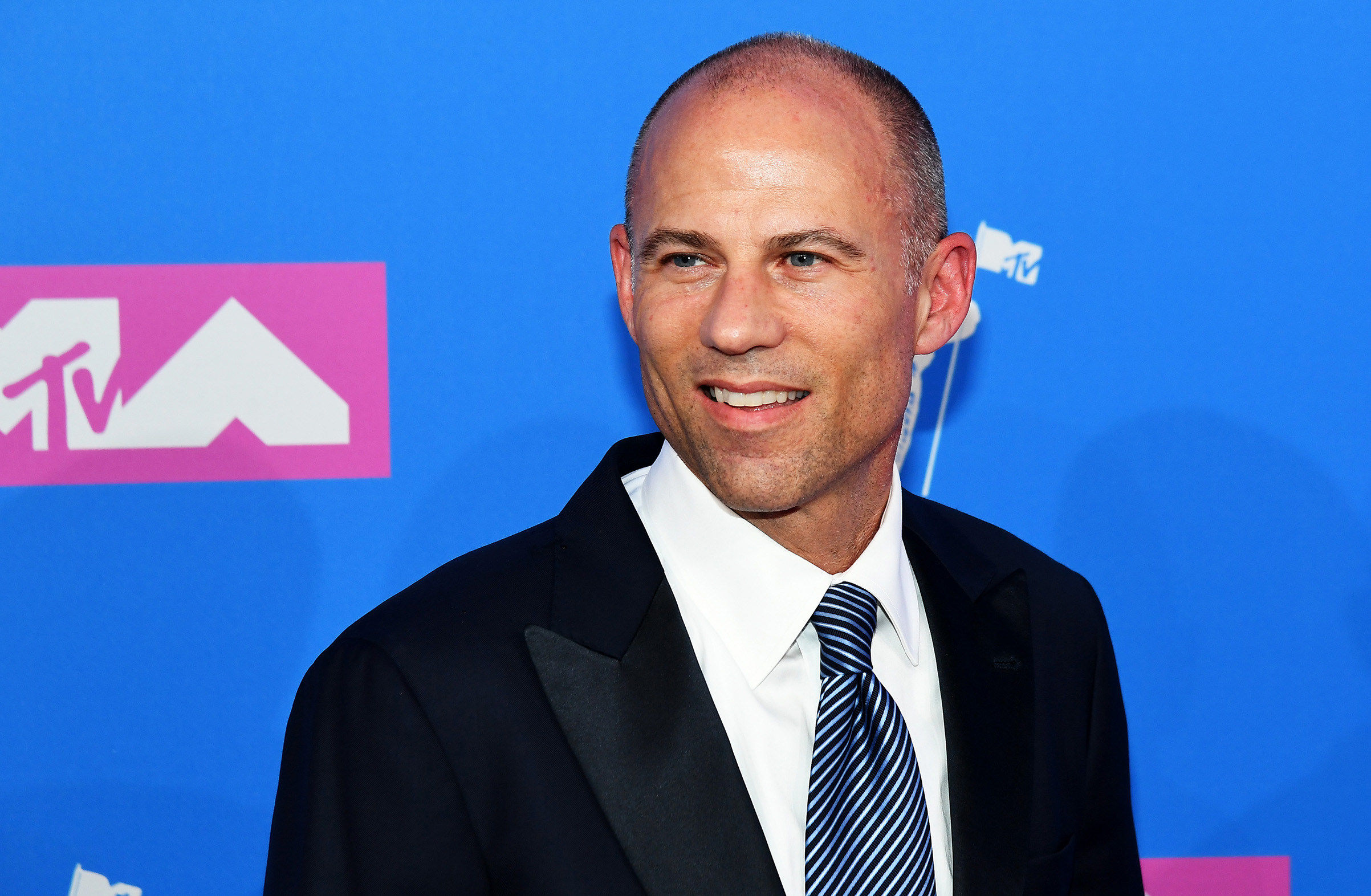 Michael Avenatti on the red carpet at the 2018 MTV VMAs
