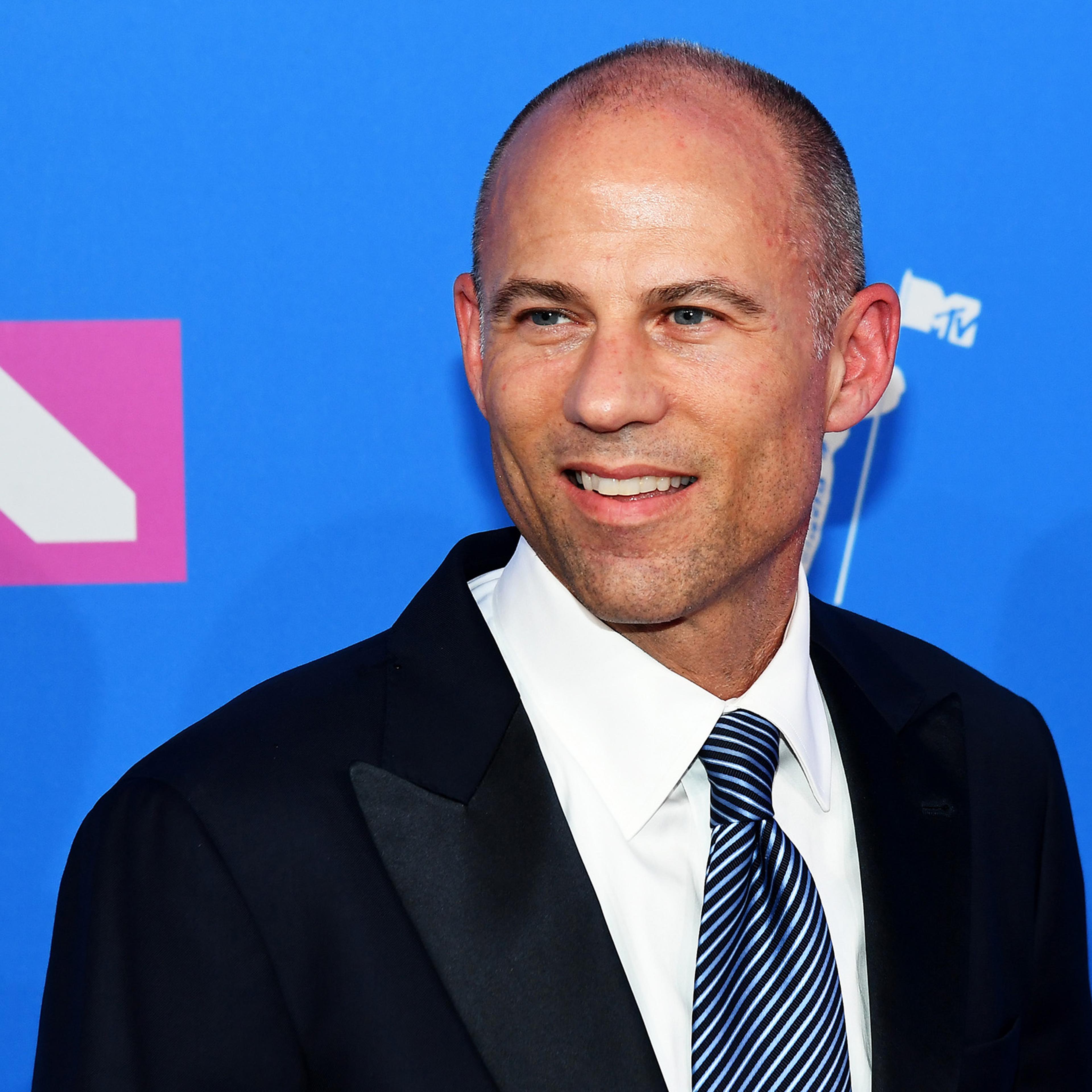 Michael Avenatti on the red carpet at the 2018 MTV VMAs