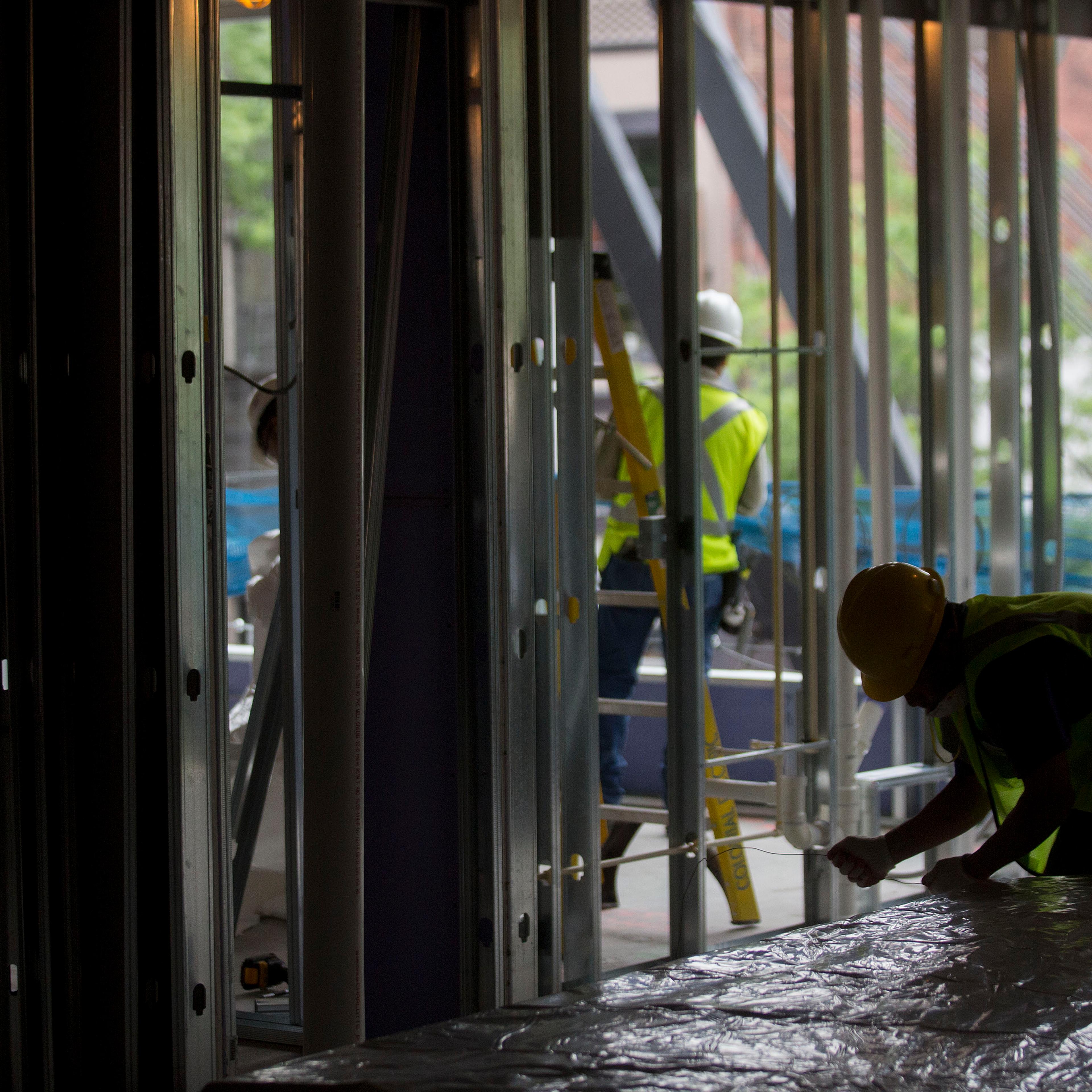 Retail and Apartment Construction Ahead of Building Permits Data