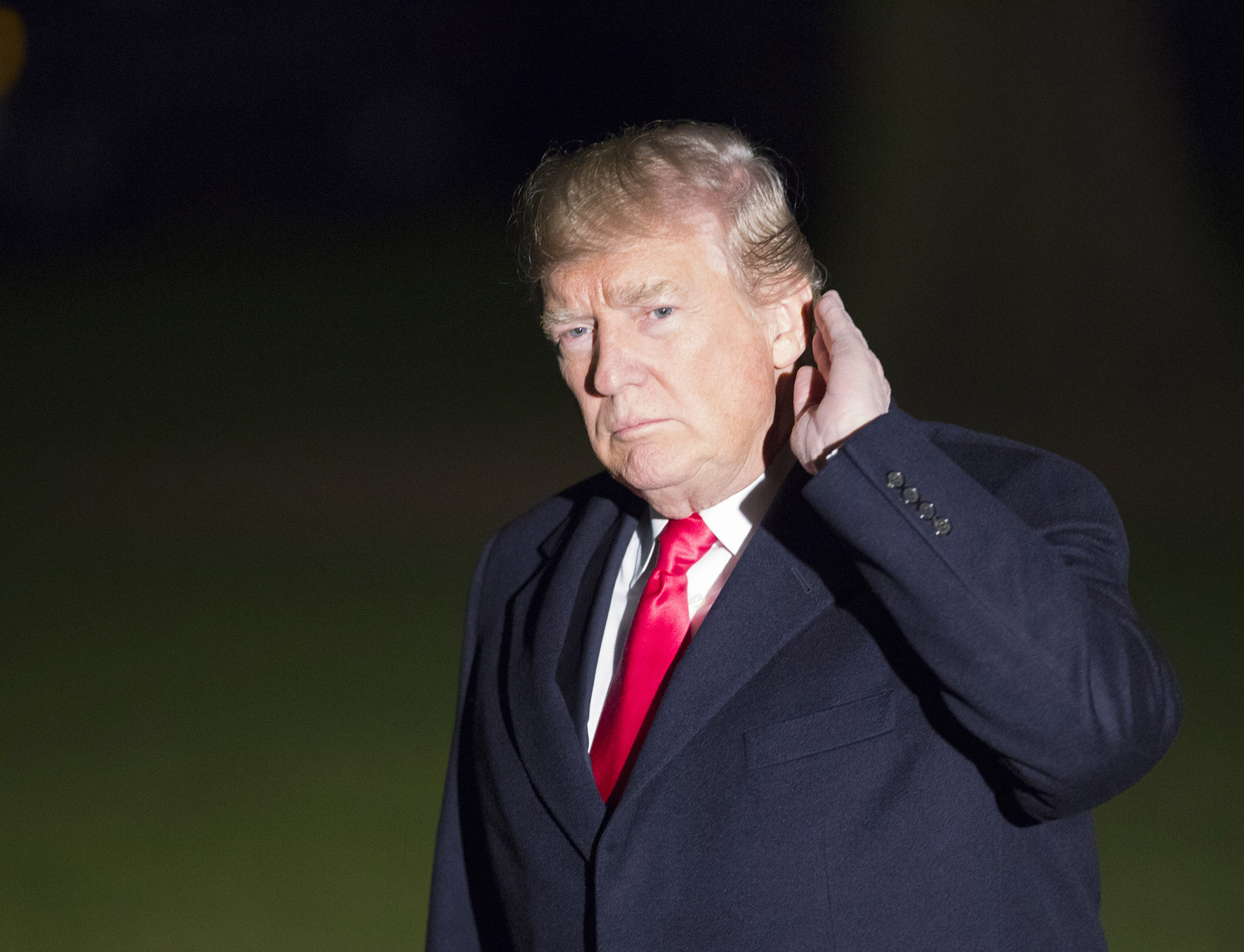 President Trump Returns To The White House