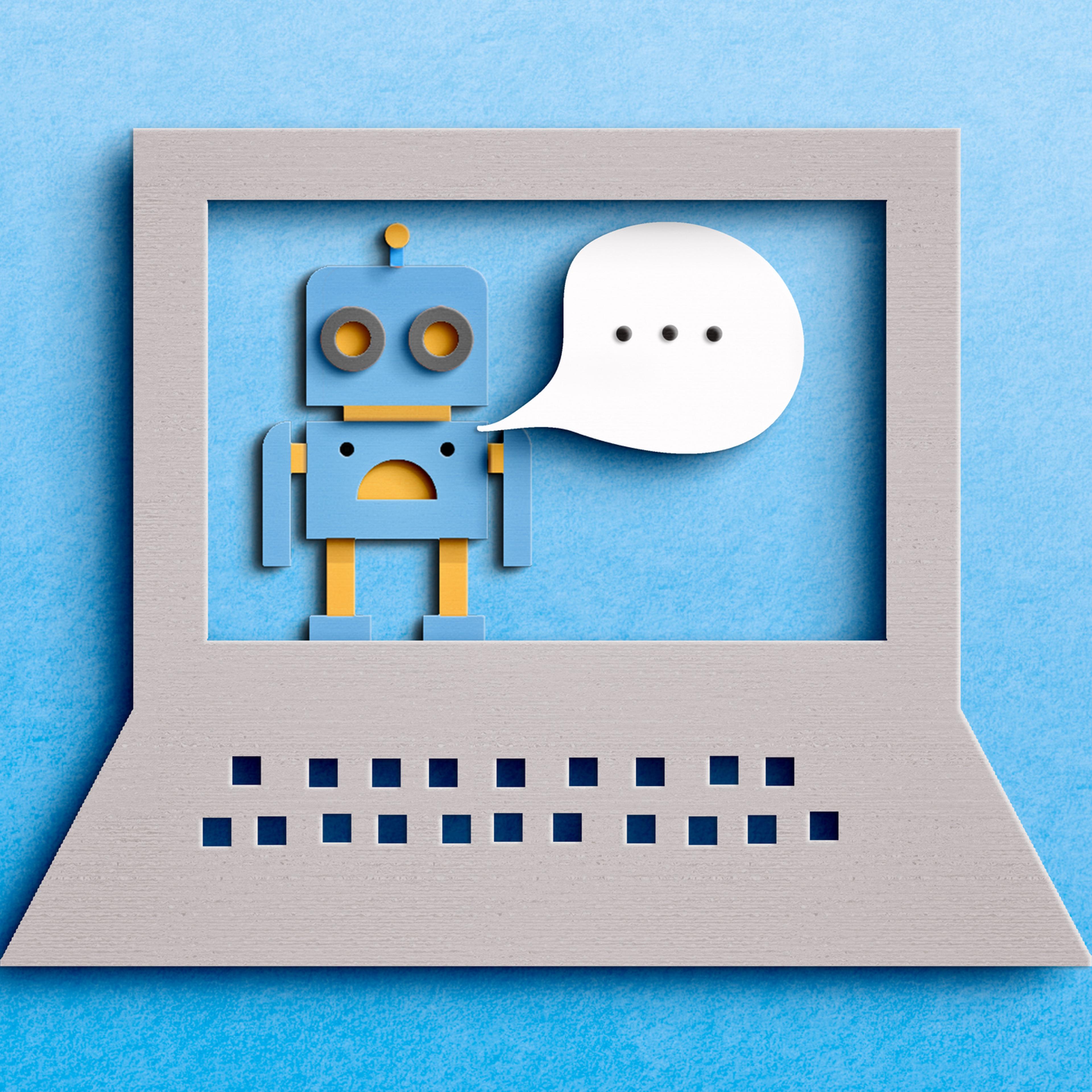 Artificial Intelligence - Chatbot concept