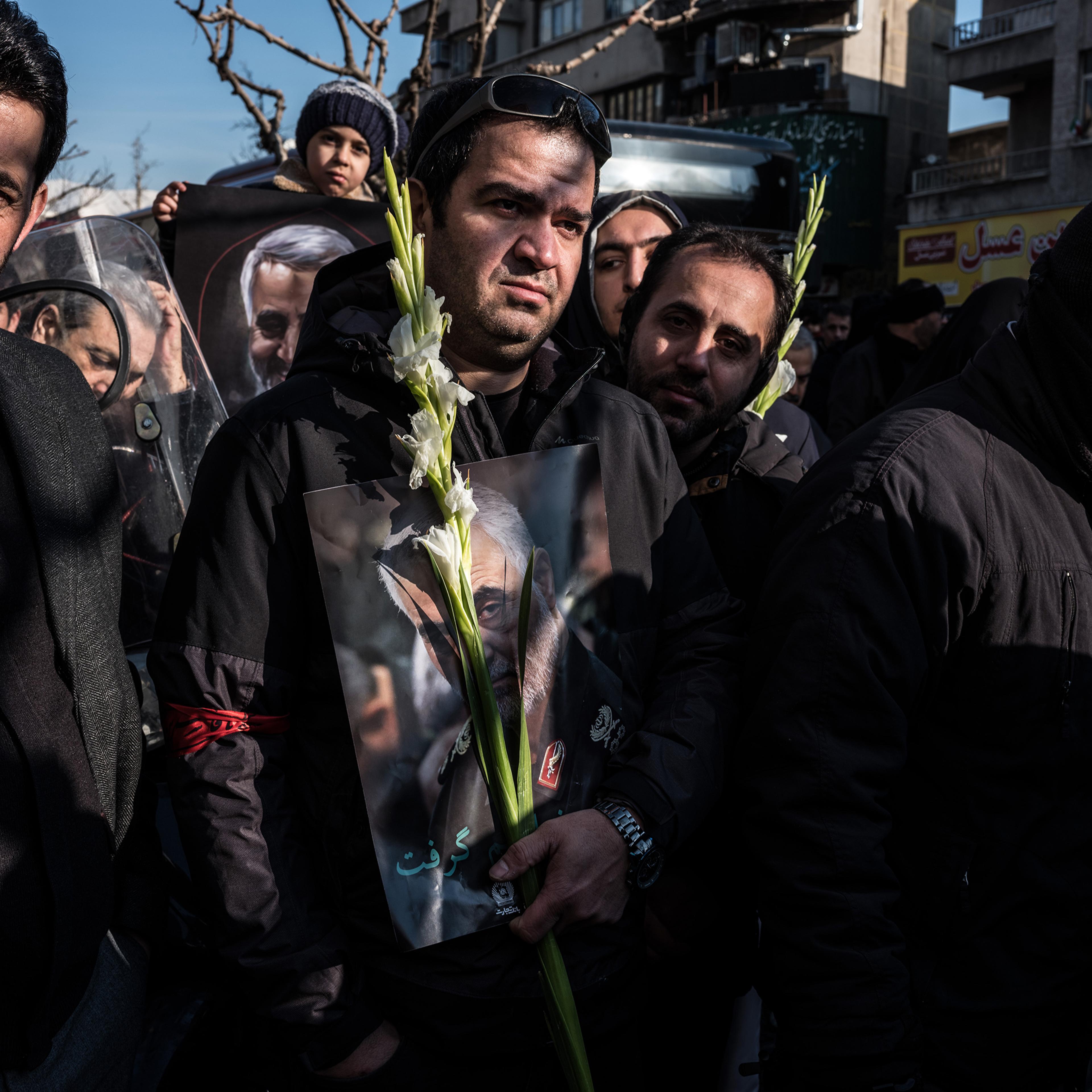 Iranians gathered in the streets of Tehran on Jan. 6 to mourn Soleimani following his killing, by a U.S. airstrike in Baghdad, days earlier.