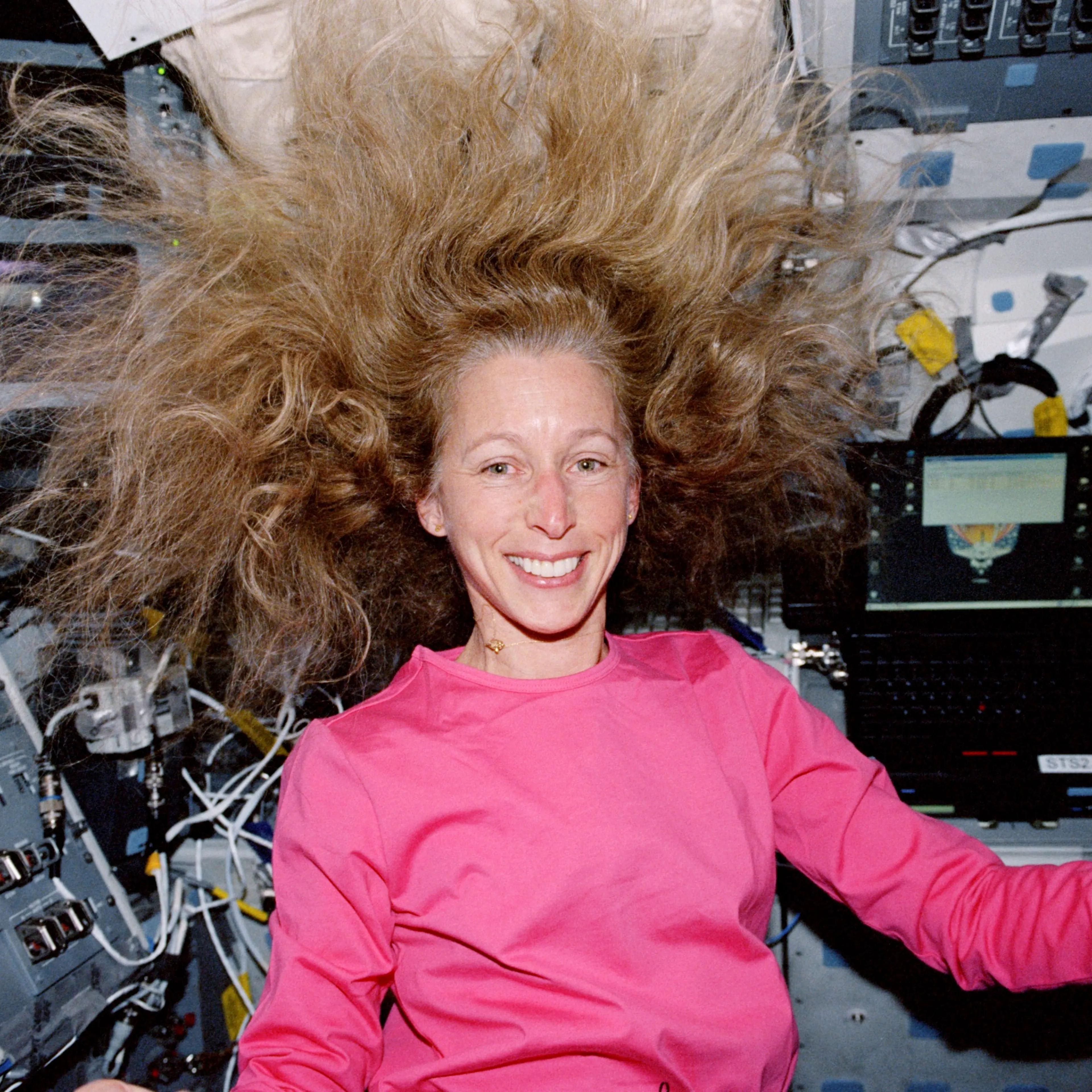 MS Ivins with hair loose on the AFD