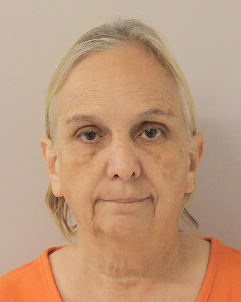 Former USA Gymnastics trainer Debbie Van Horn appears in a booking photo provided by Walker County Jail in Huntsville, Texas