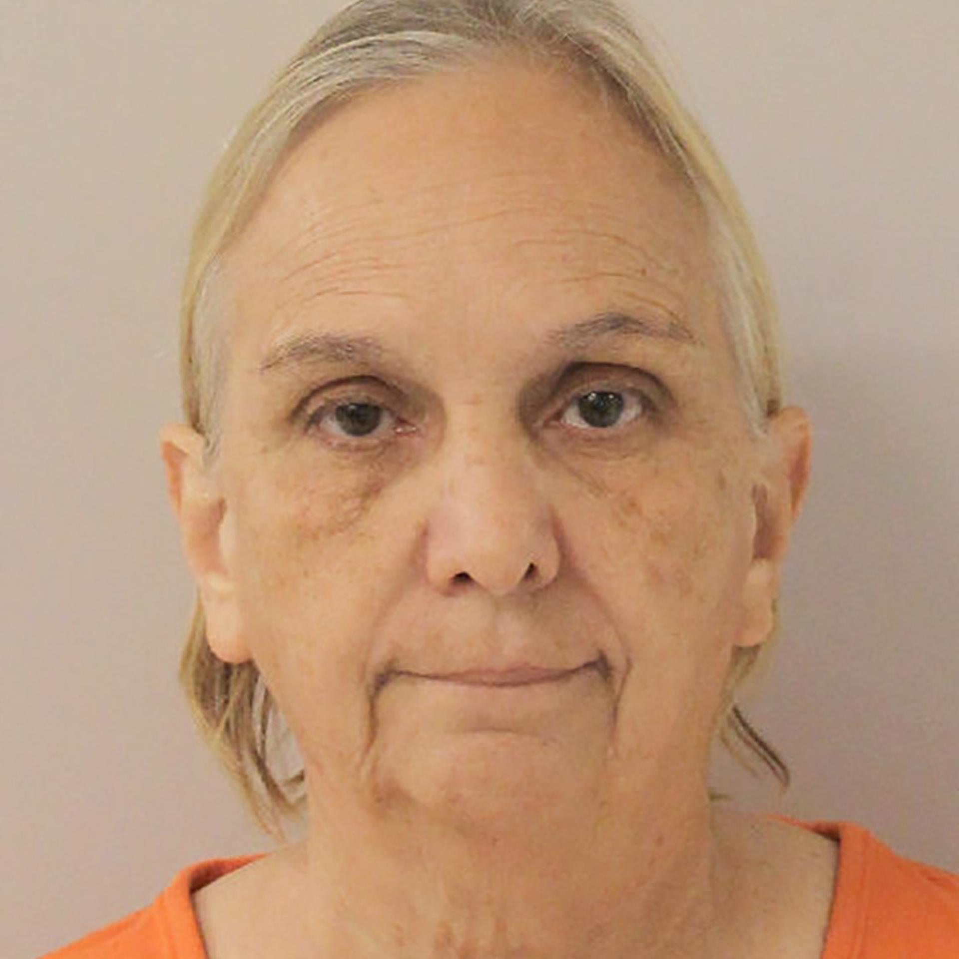 Former USA Gymnastics trainer Debbie Van Horn appears in a booking photo provided by Walker County Jail in Huntsville, Texas