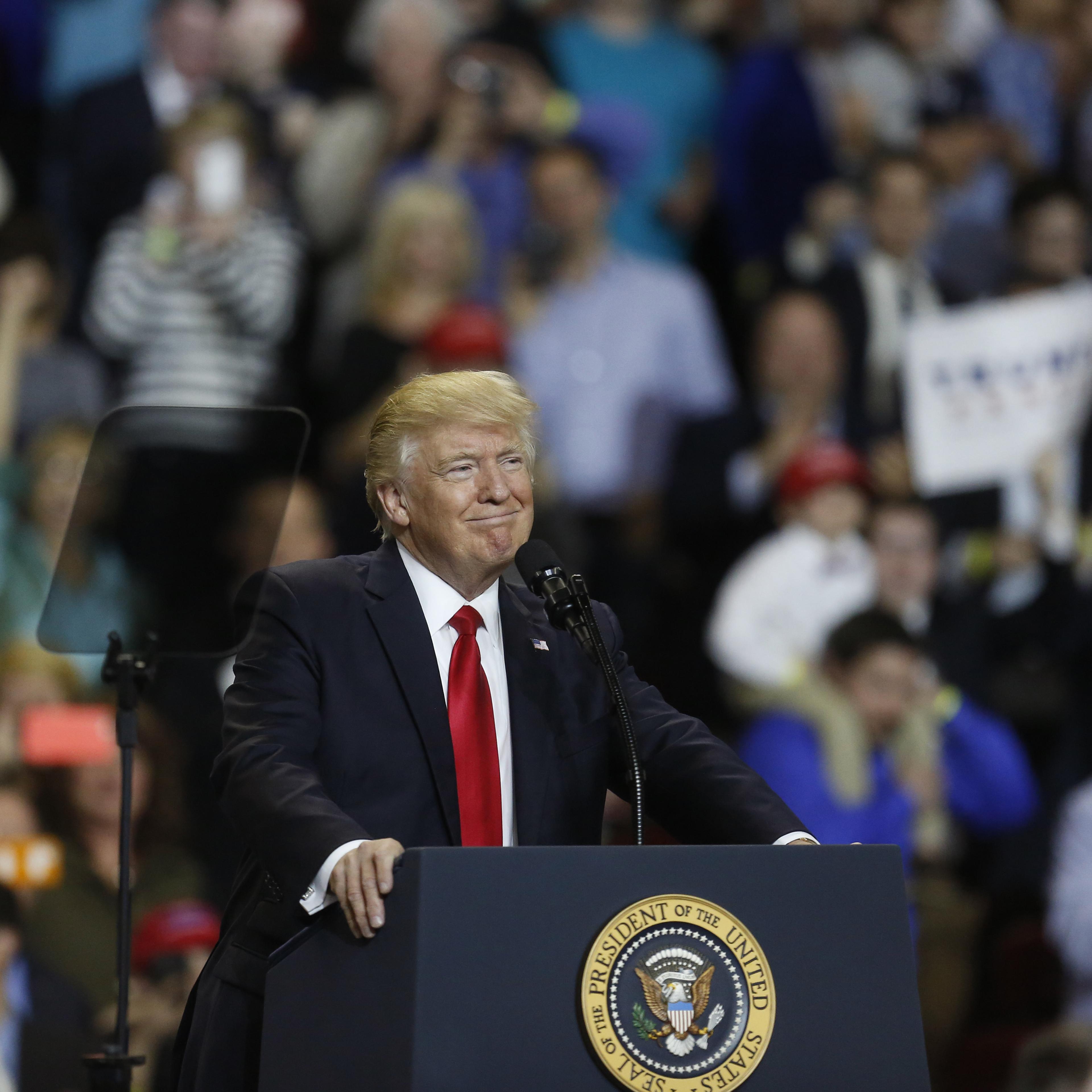 President Donald Trump Holds Kentucky Rally