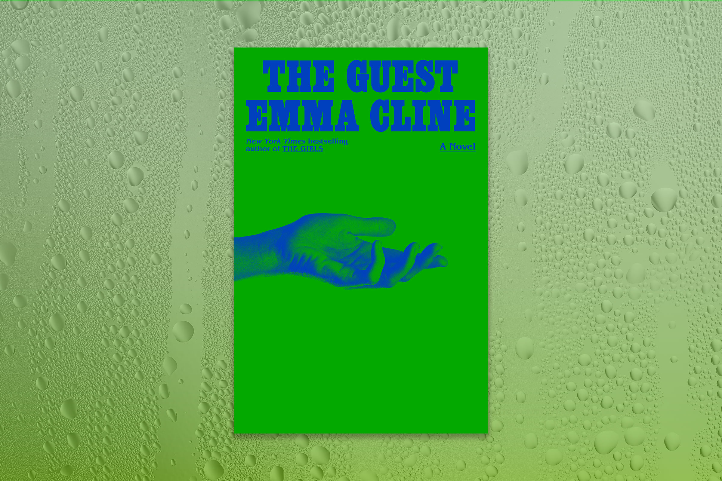 The book cover of "The Guest" by Emma Cline that shows a single hand reaching