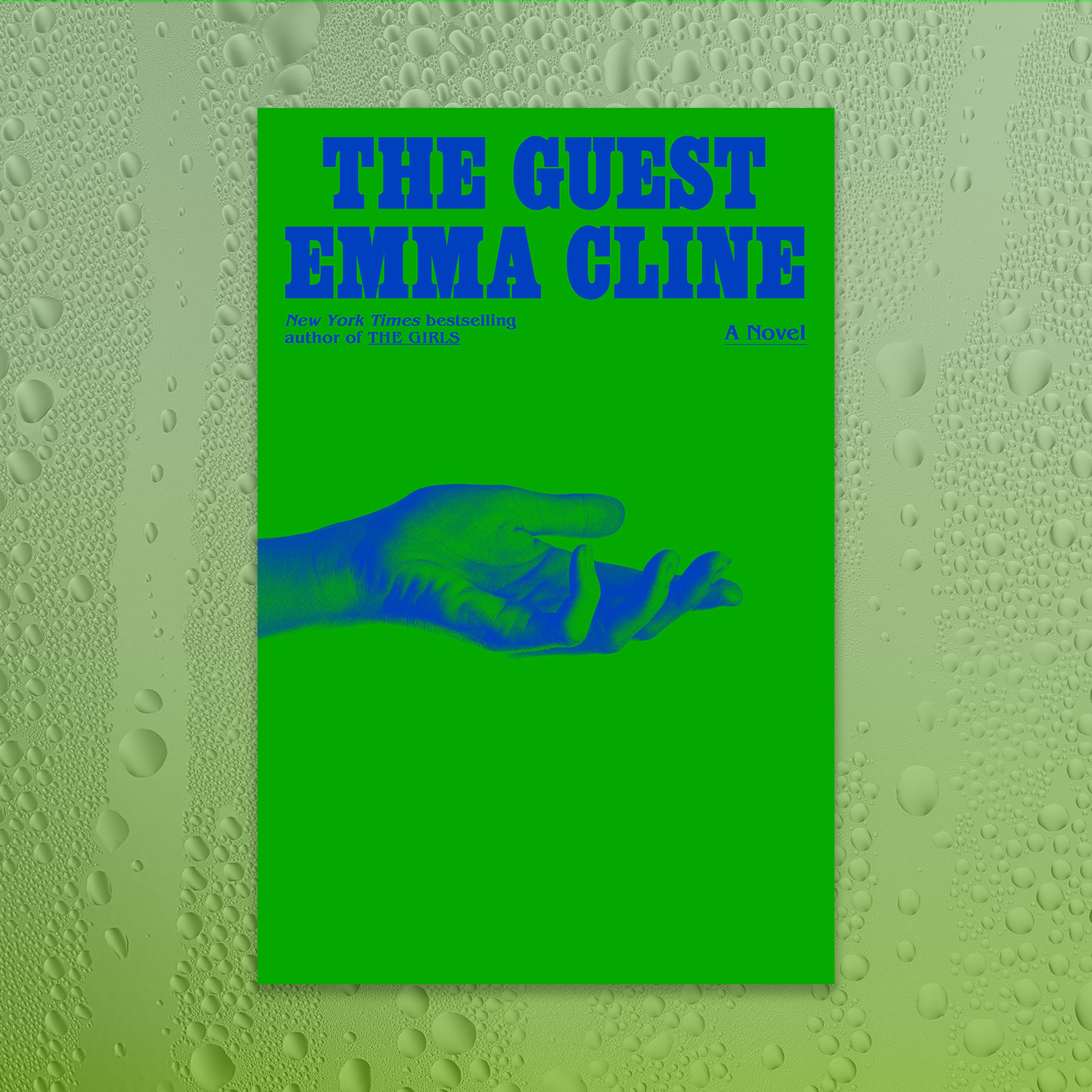 The book cover of "The Guest" by Emma Cline that shows a single hand reaching