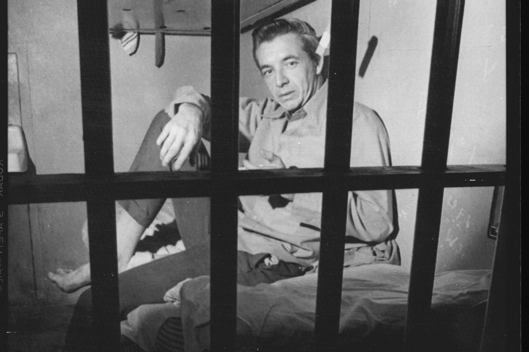 William Joseph Pierce Sitting Behind Bars
