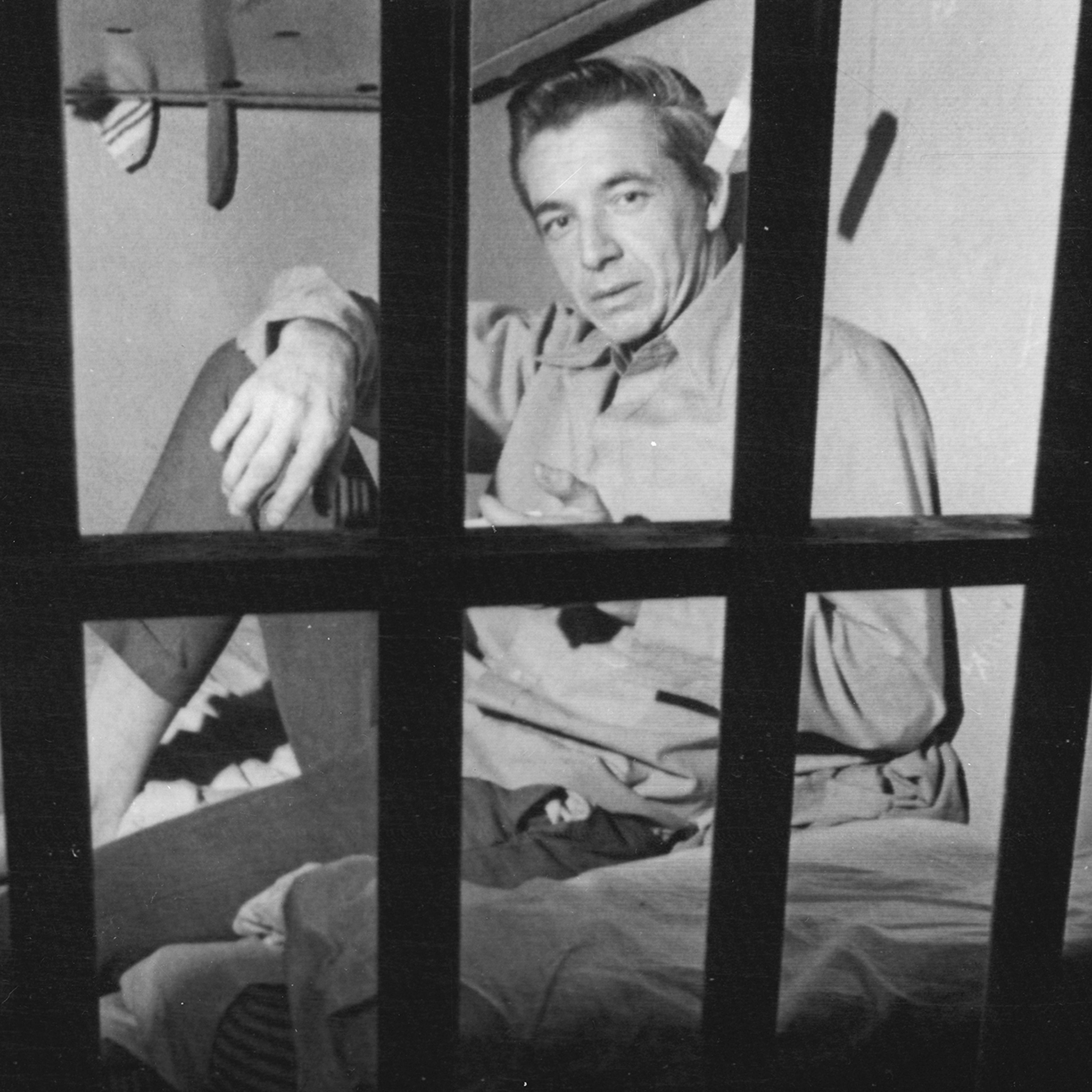 William Joseph Pierce Sitting Behind Bars