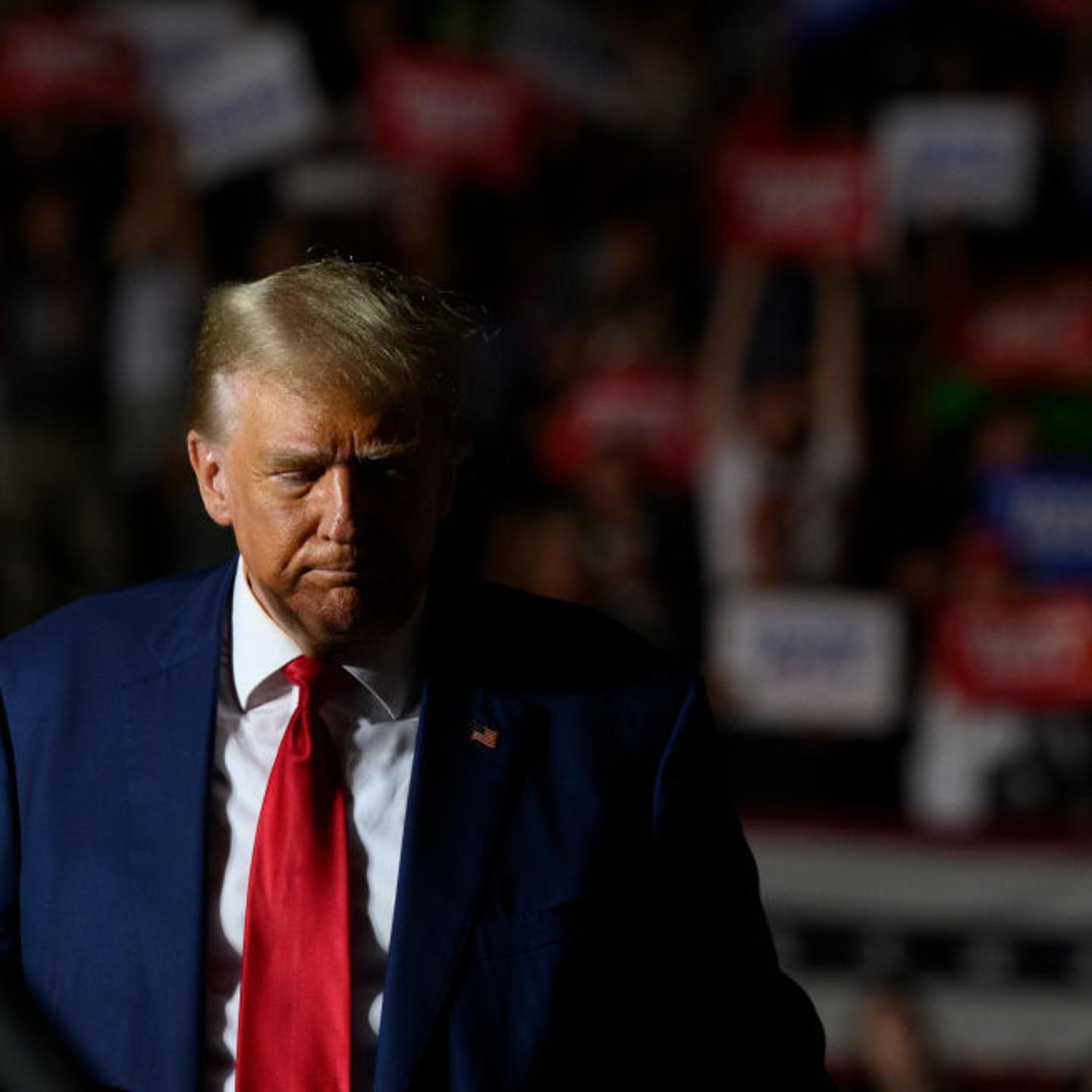 Donald Trump Holds A Campaign Rally In Erie, Pennsylvania