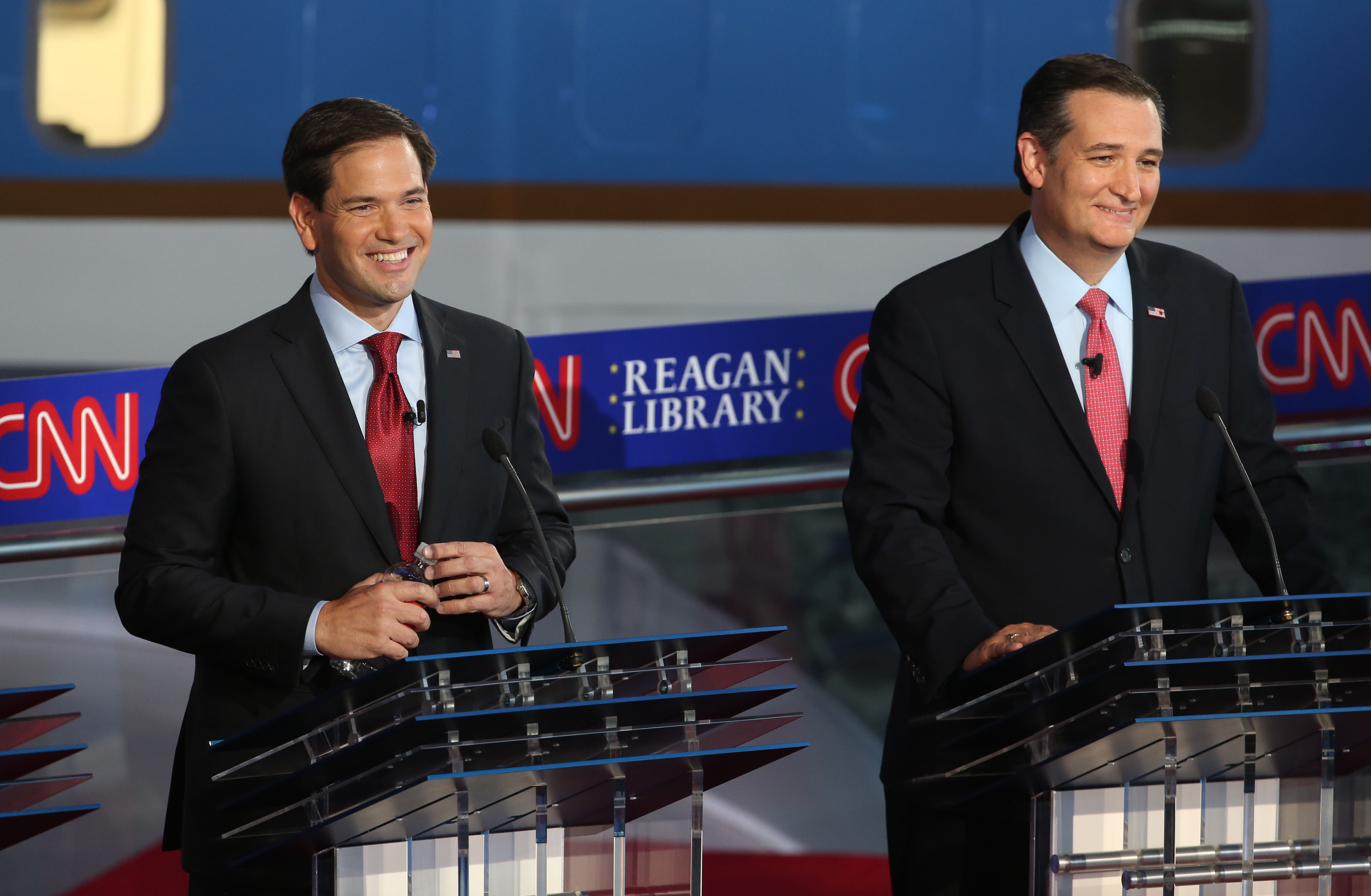 Republican Candidates Take Part In Debates At Reagan Library In Simi Valley